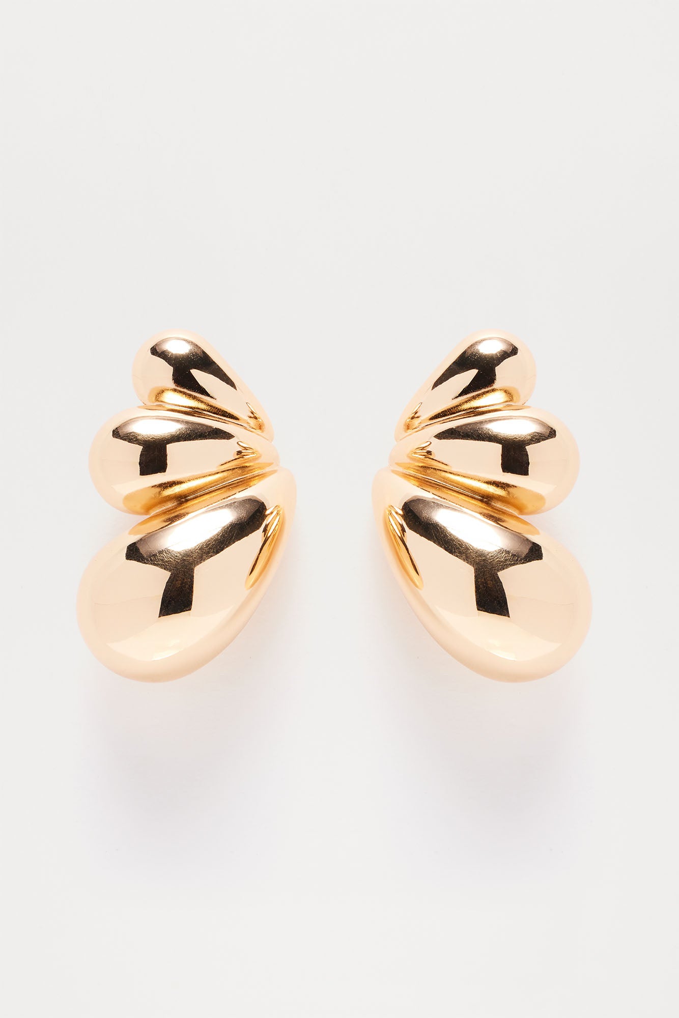 Bubble Fly Earrings - Gold - Image 3