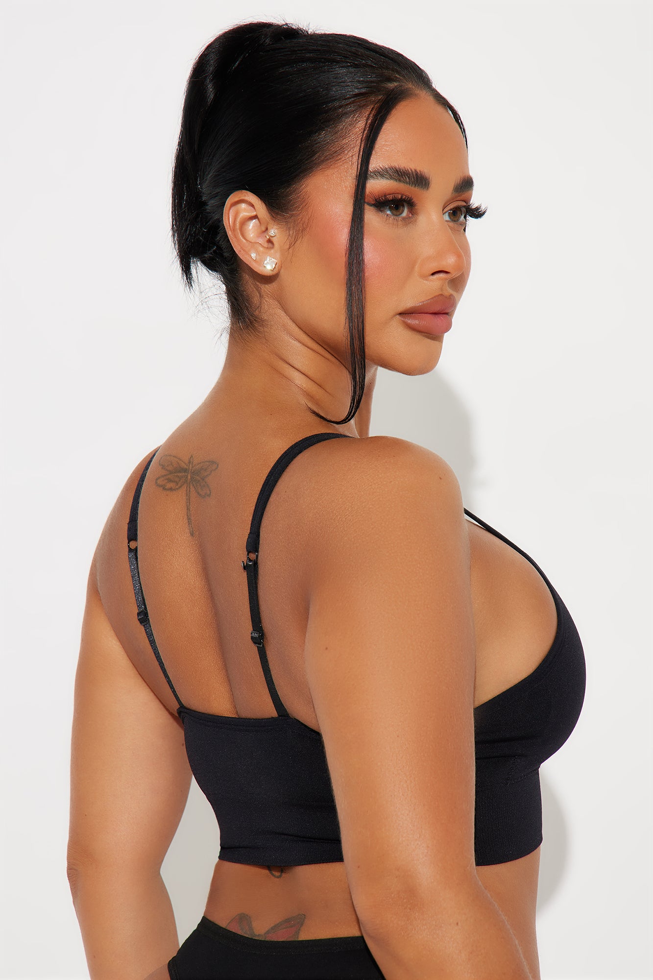 Easy Seamless Ruched Bra 2 Pack - Black/combo - Image 4