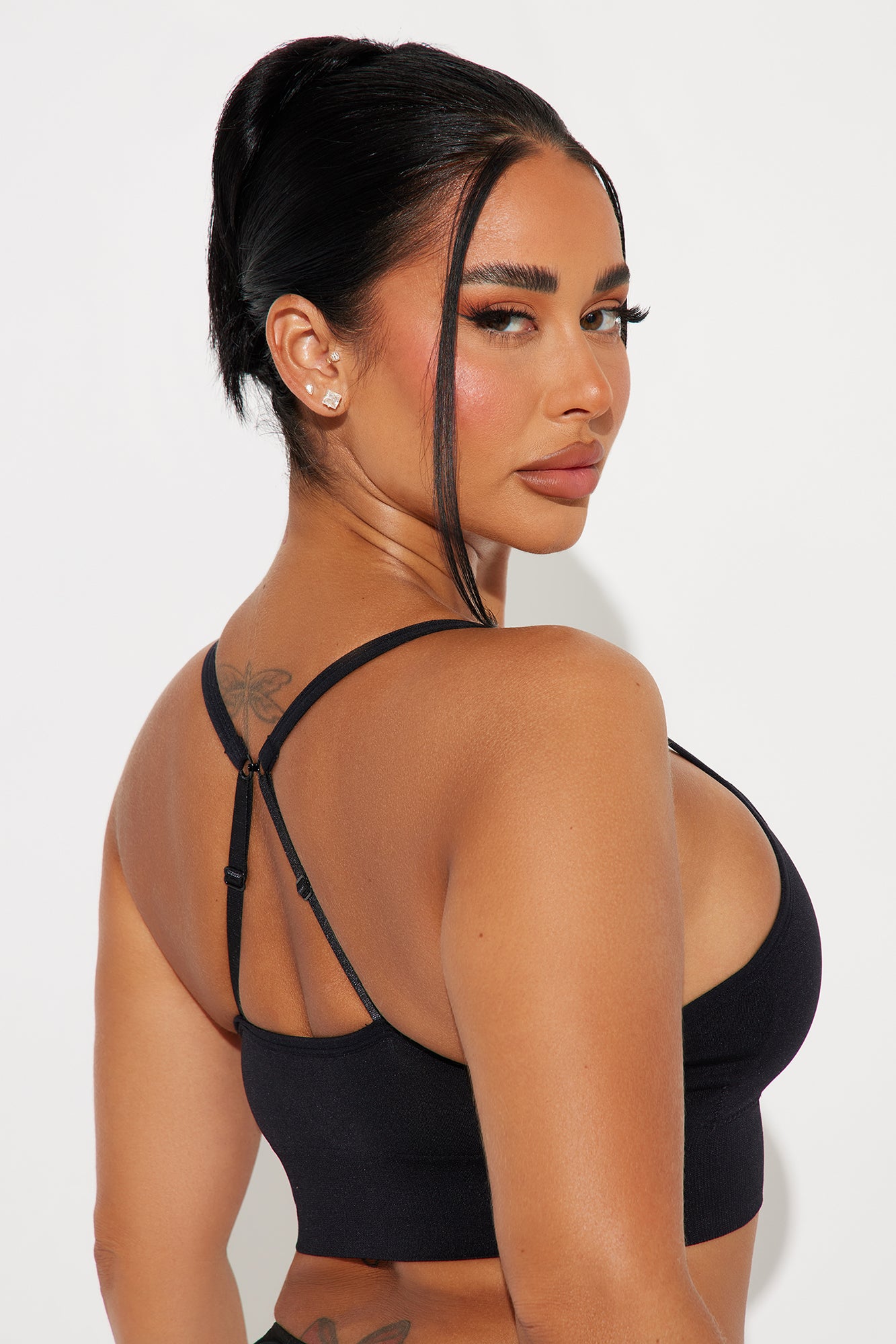 Easy Seamless Ruched Bra 2 Pack - Black/combo - Image 5