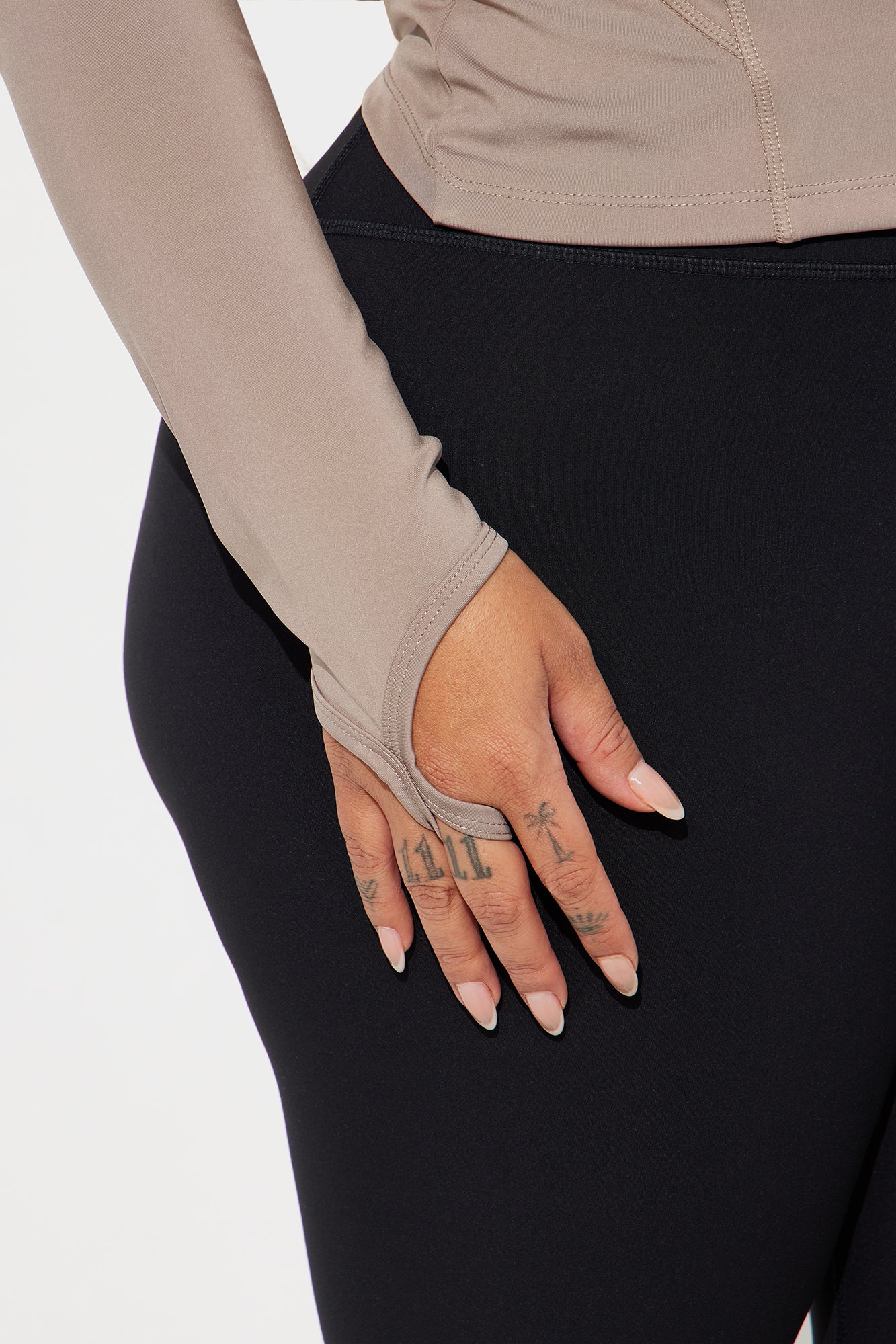 Max It Out Elevate Active Jacket - Taupe - Image 7