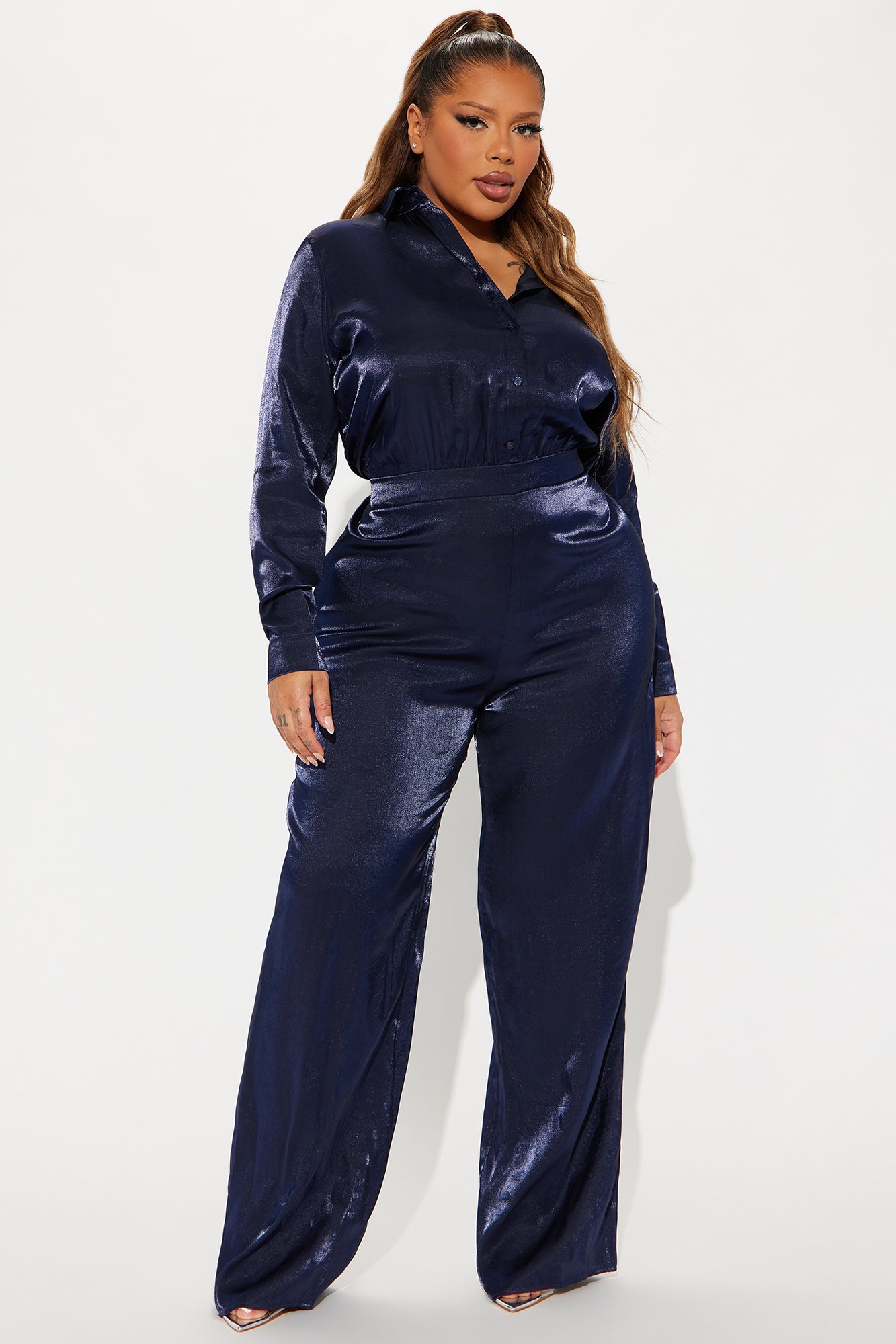 Alani Jumpsuit - Navy - Image 4