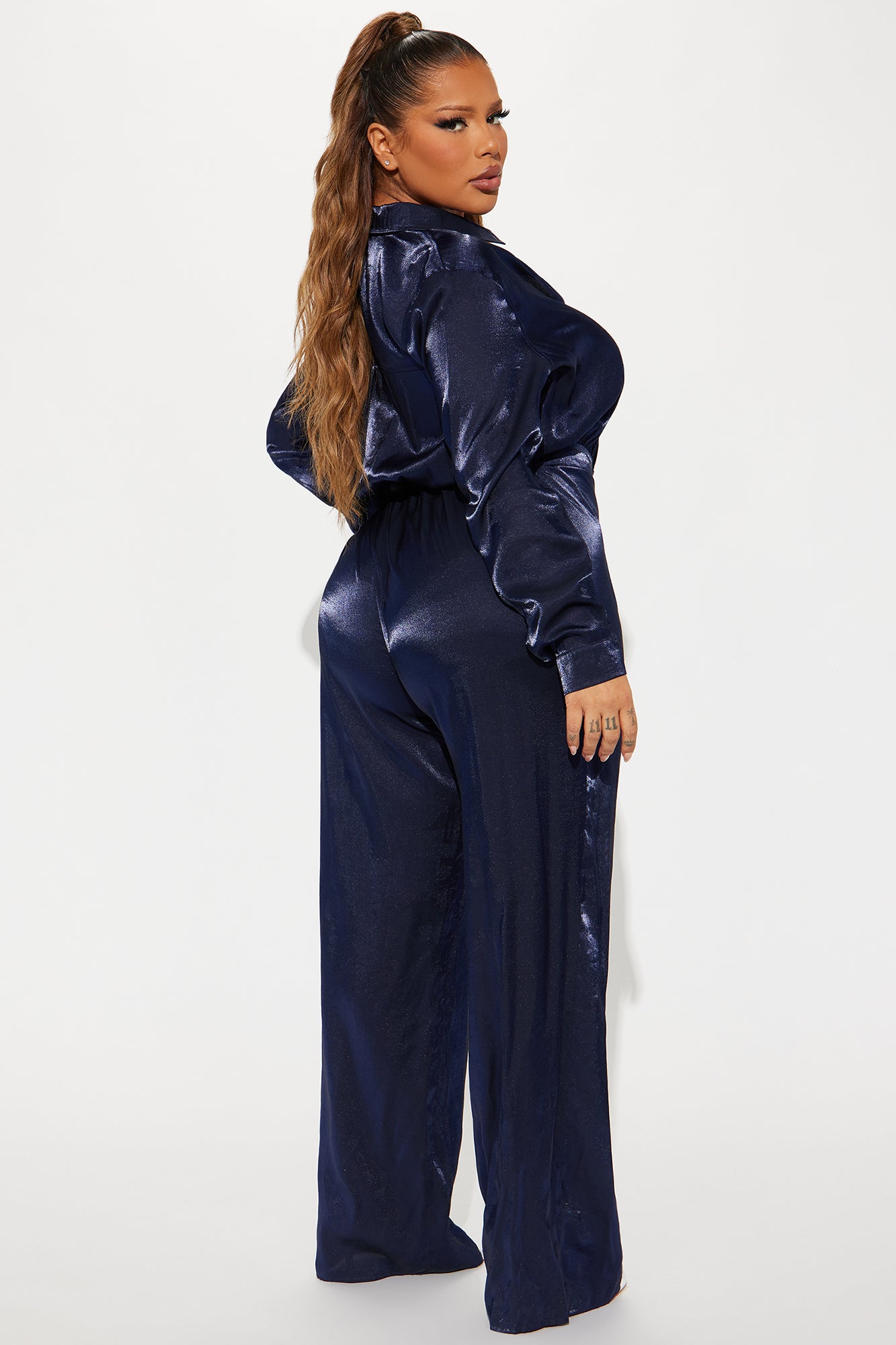 Alani Jumpsuit - Navy - Image 6