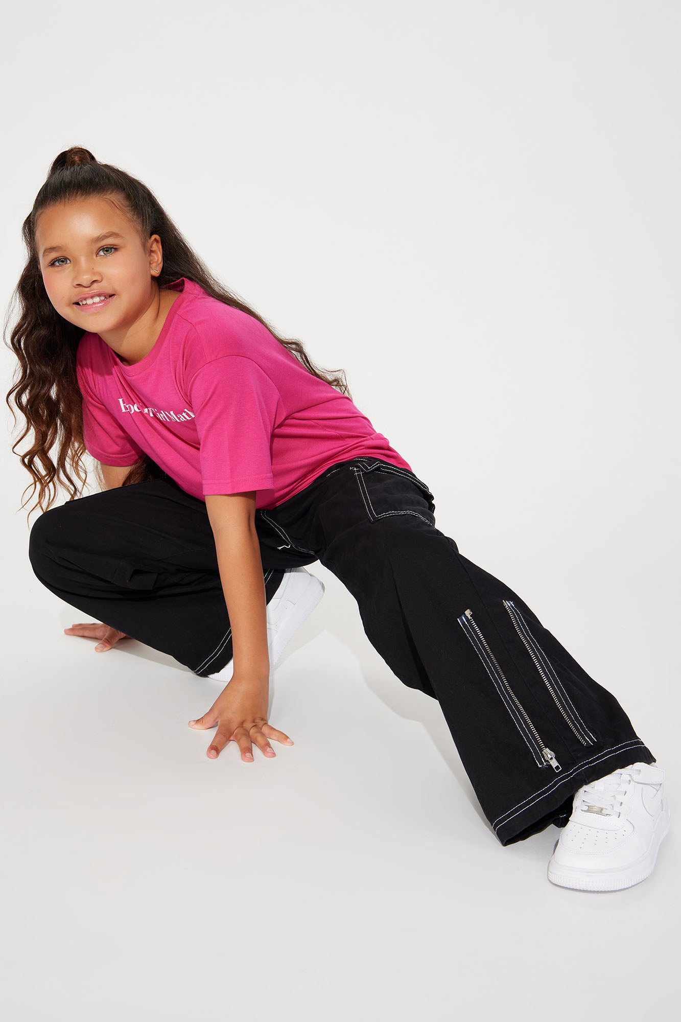Mini Get Up Stand Up Cargo Pants - Black/White - Image 3