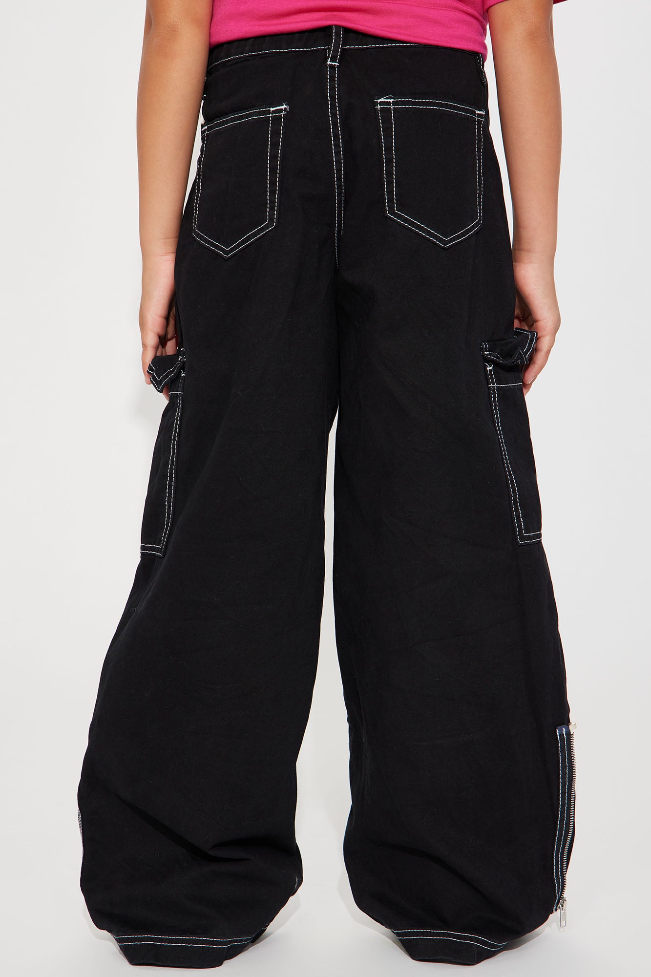 Mini Get Up Stand Up Cargo Pants - Black/White - Image 4