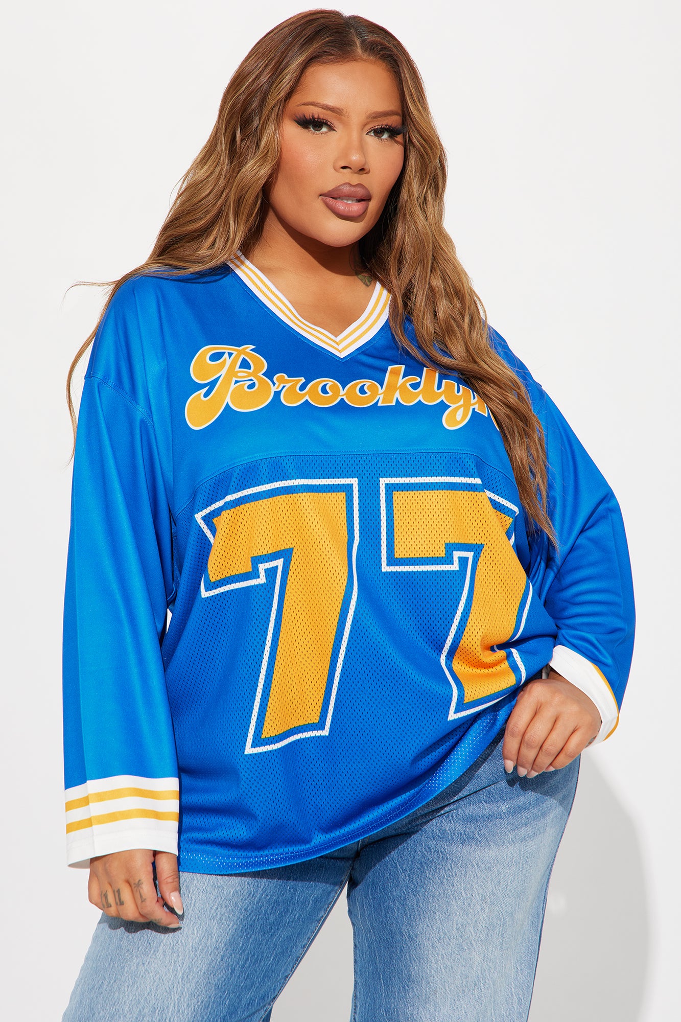 Brooklyn's Baddest Hockey Jersey - Royal - Image 4