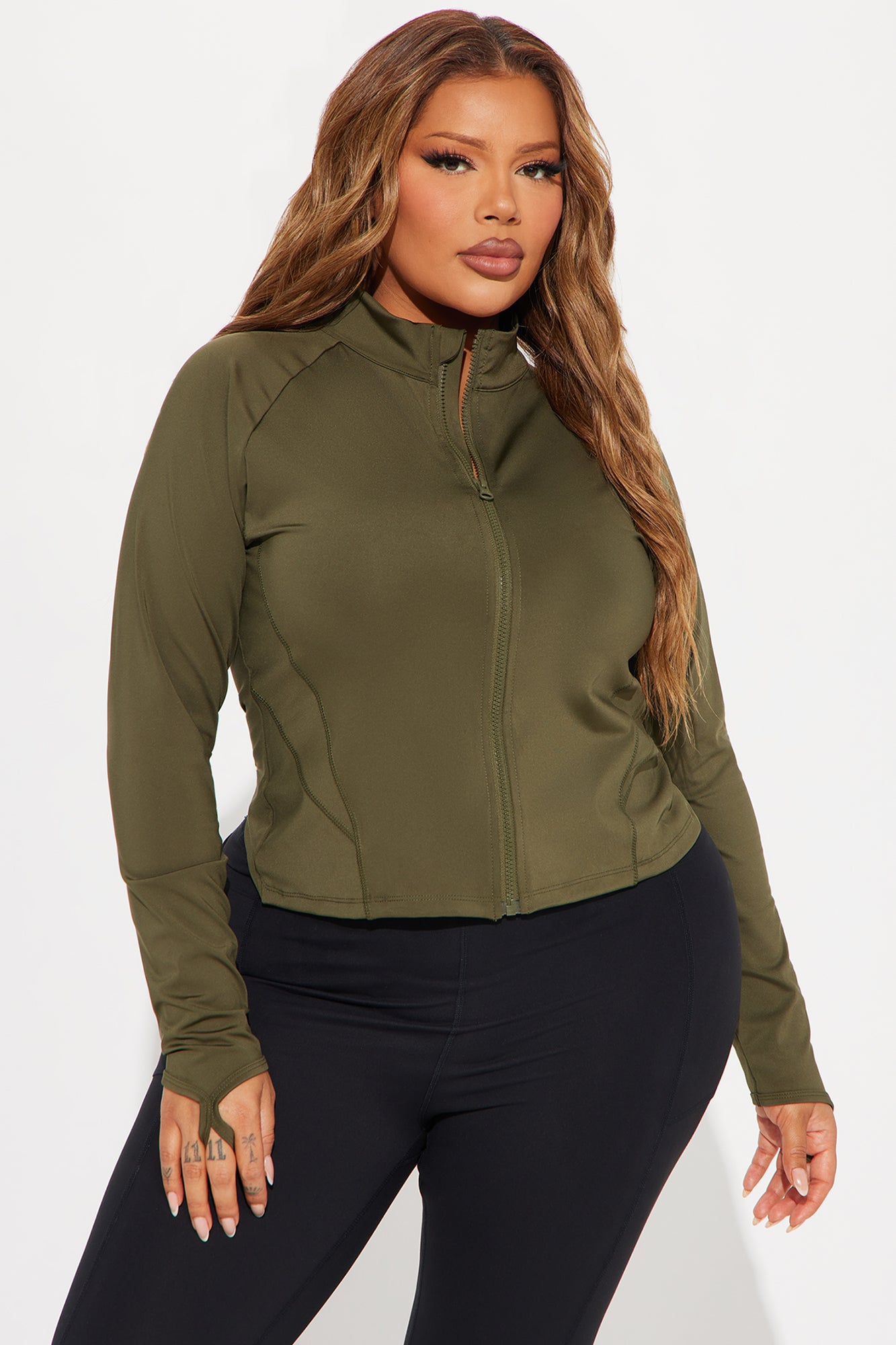 Max It Out Elevate Active Jacket - Olive - Image 5