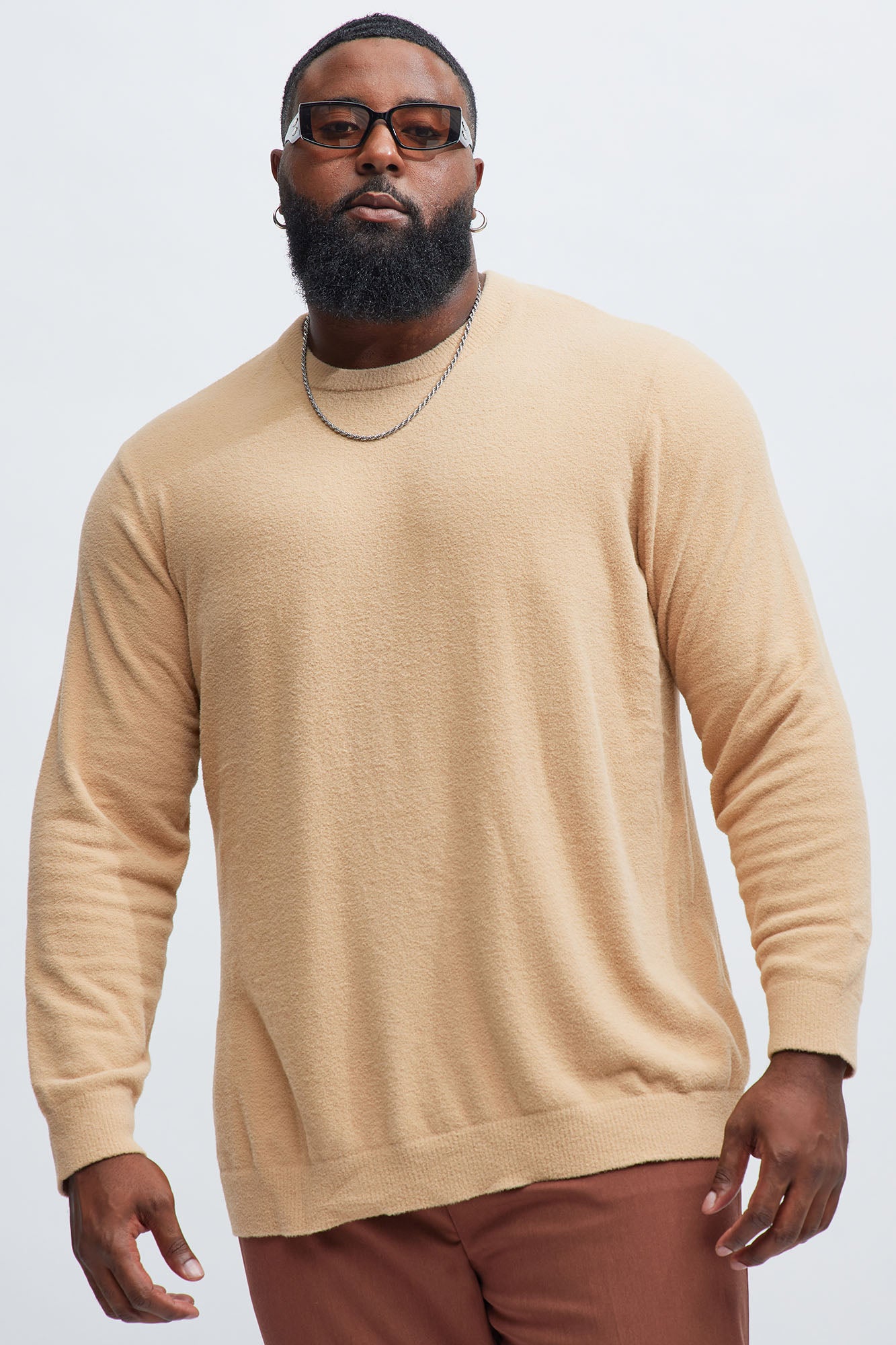 Who They Pickin Crewneck Sweater - Tan - Image 5