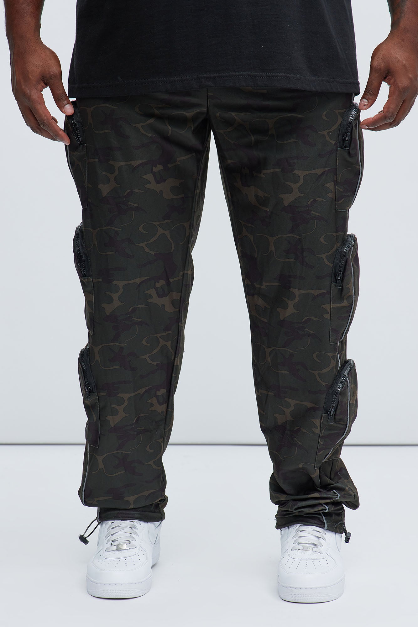 I Got You Cargo Baggy Track Pants - Camouflage - Image 6