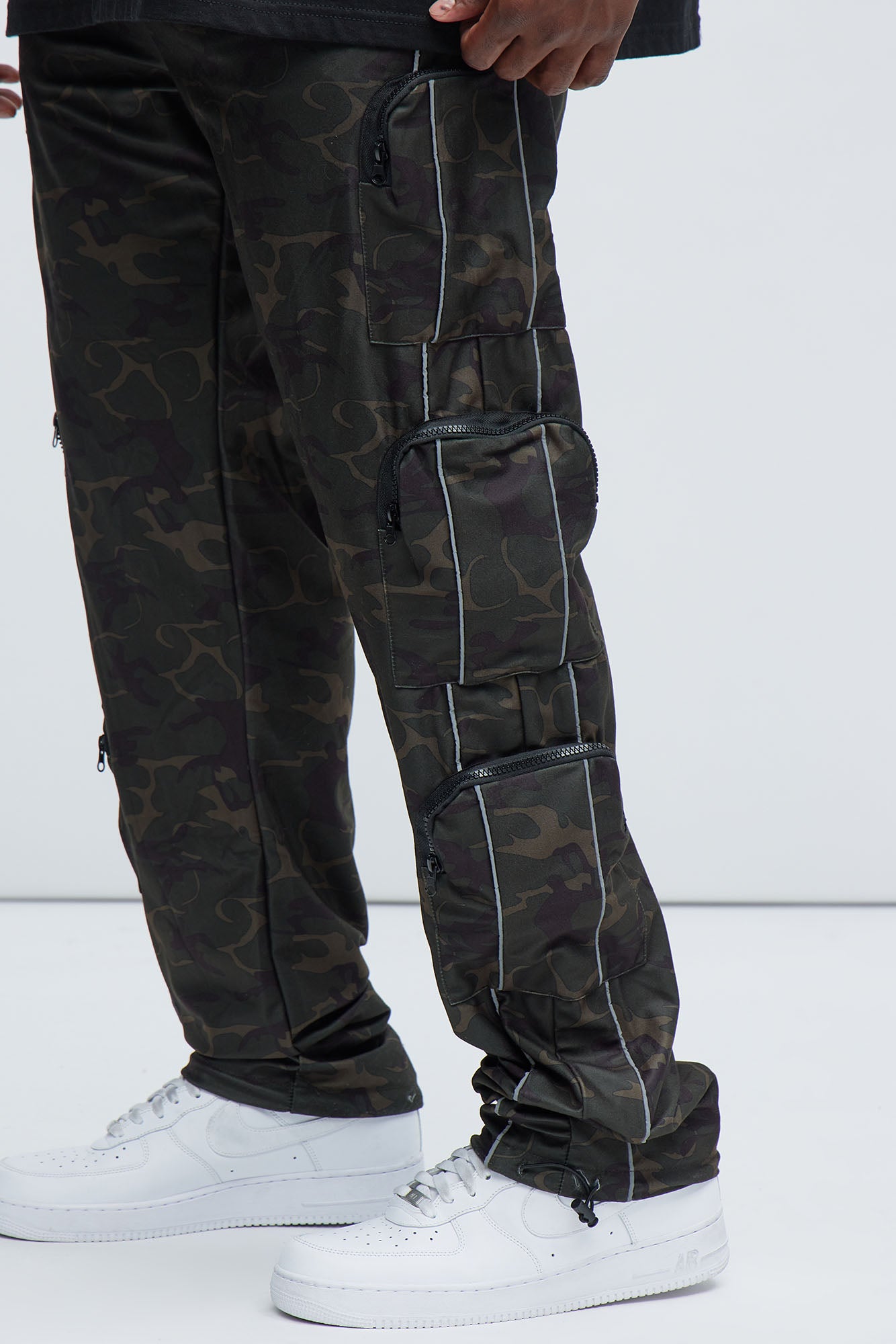 I Got You Cargo Baggy Track Pants - Camouflage - Image 8