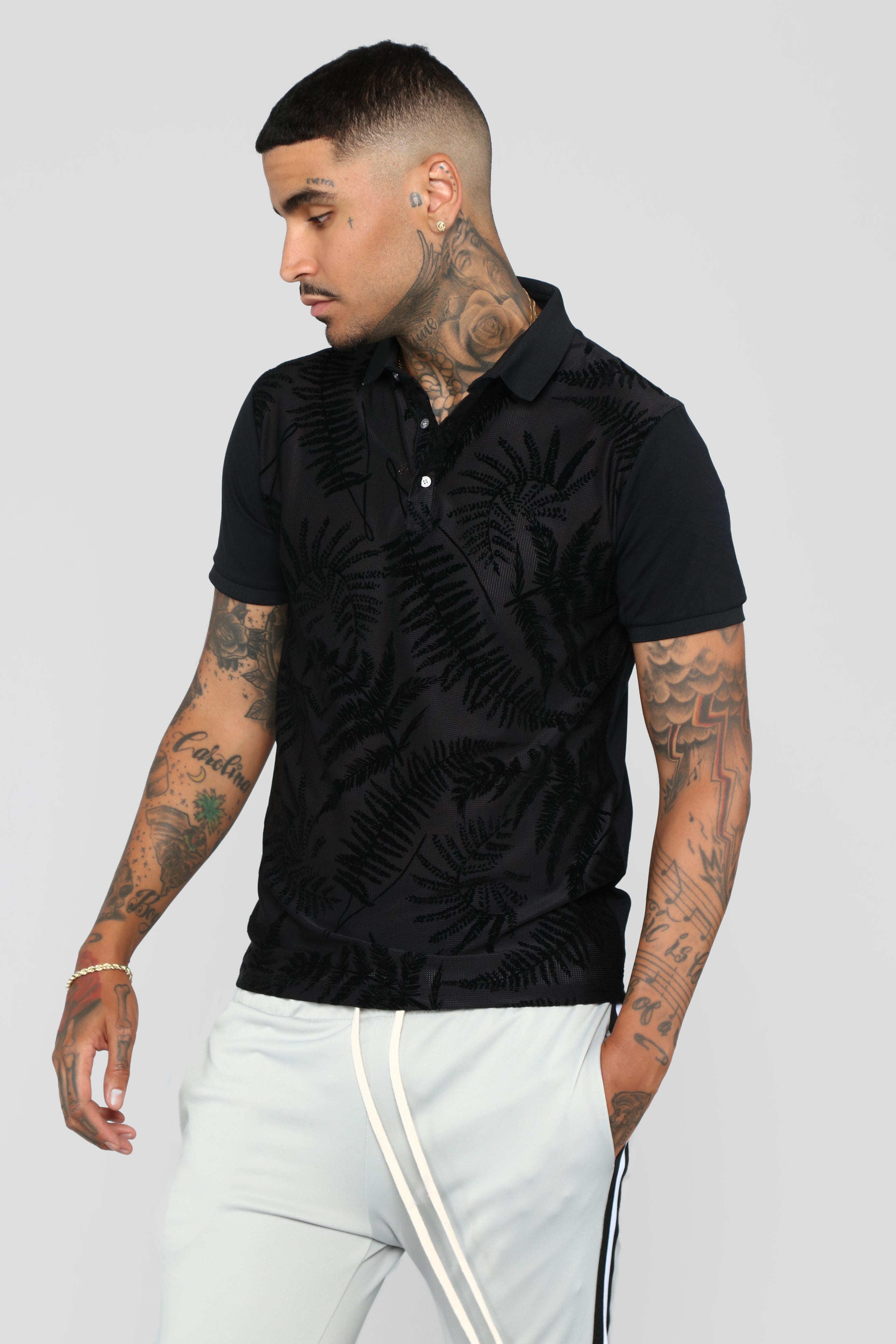 Breezy Short Sleeve Polo - Black - Image 5