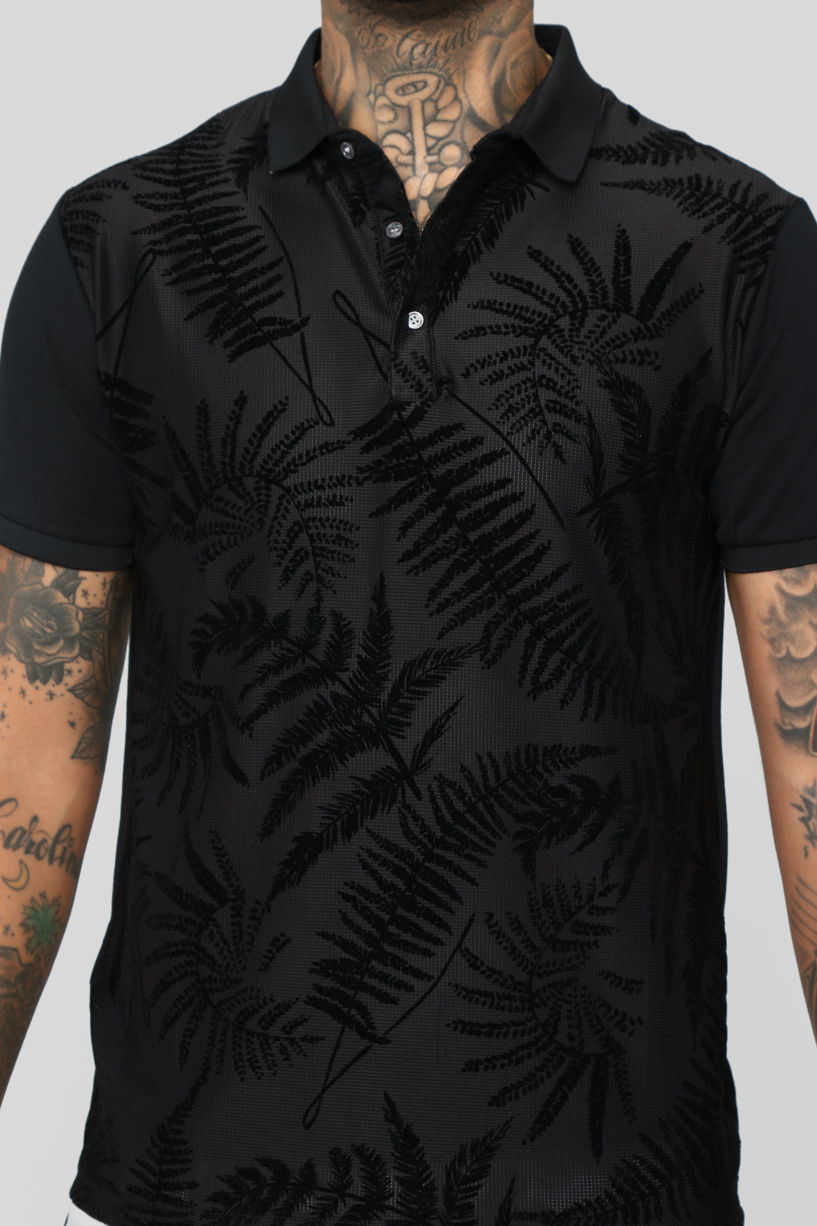 Breezy Short Sleeve Polo - Black - Image 3