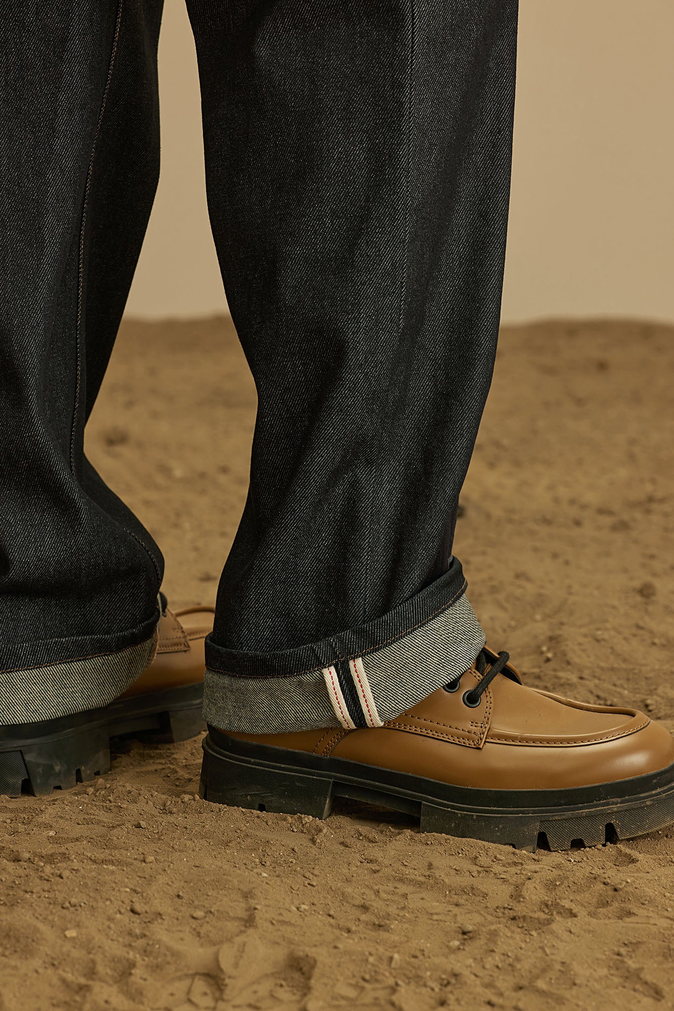 Collin Raw Denim Straight Jeans  - Indigo - Image 5
