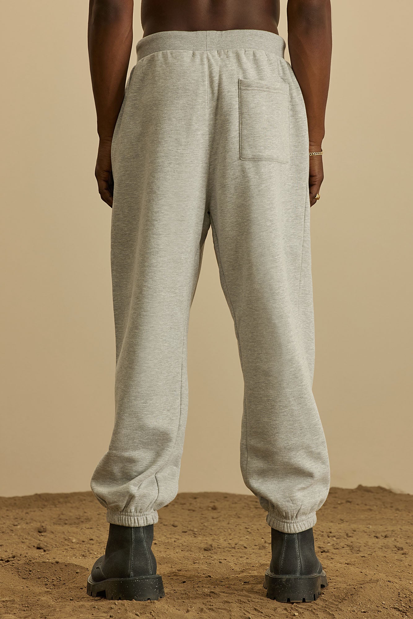 Tyson Relaxed Gusset Jogger - Heather Grey - Image 5