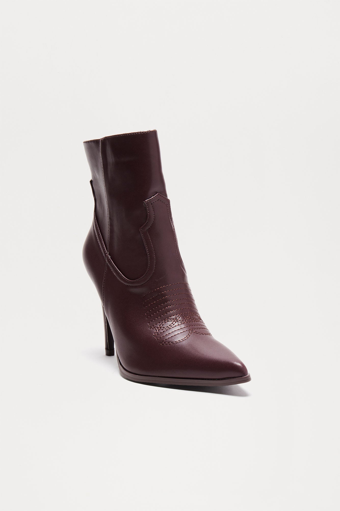 Reid Heeled Booties - Brown - Image 3