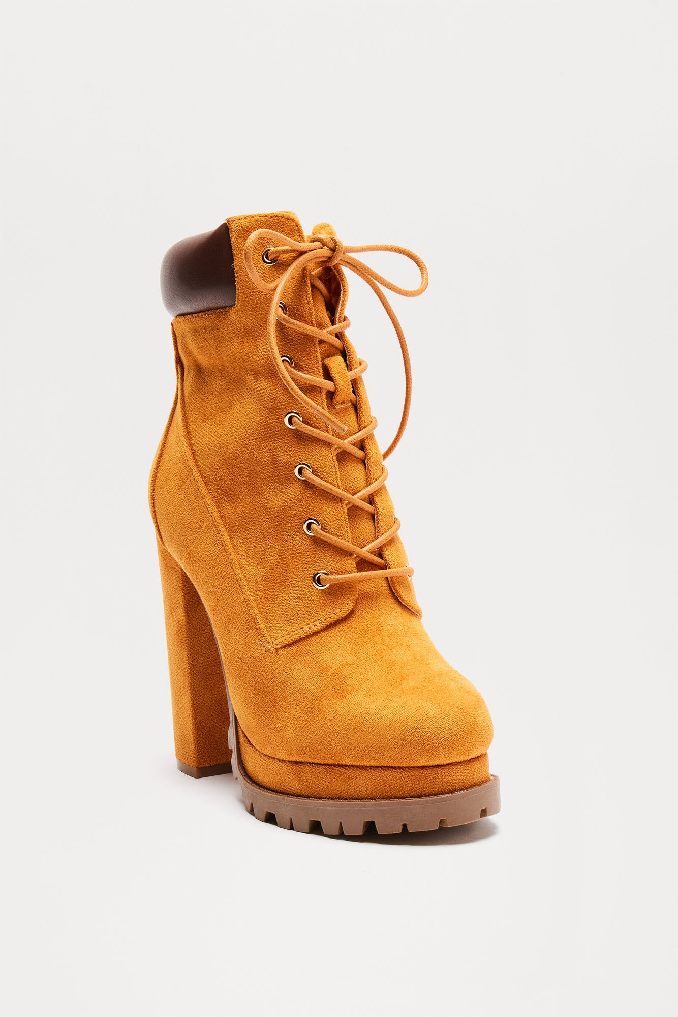 Parker Platform Booties - Chestnut - Image 3