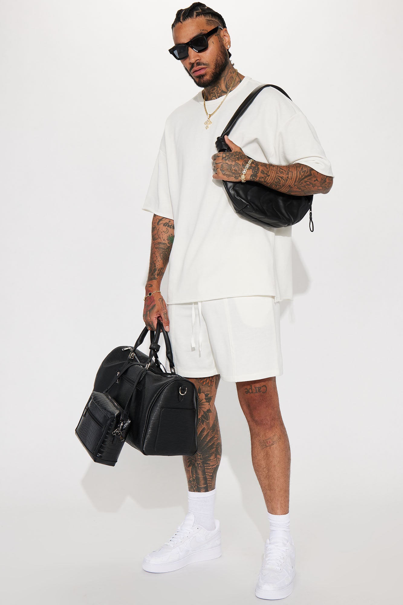 I Like How It Looks Oversized Terry Short Sleeve Tee - White - Image 5