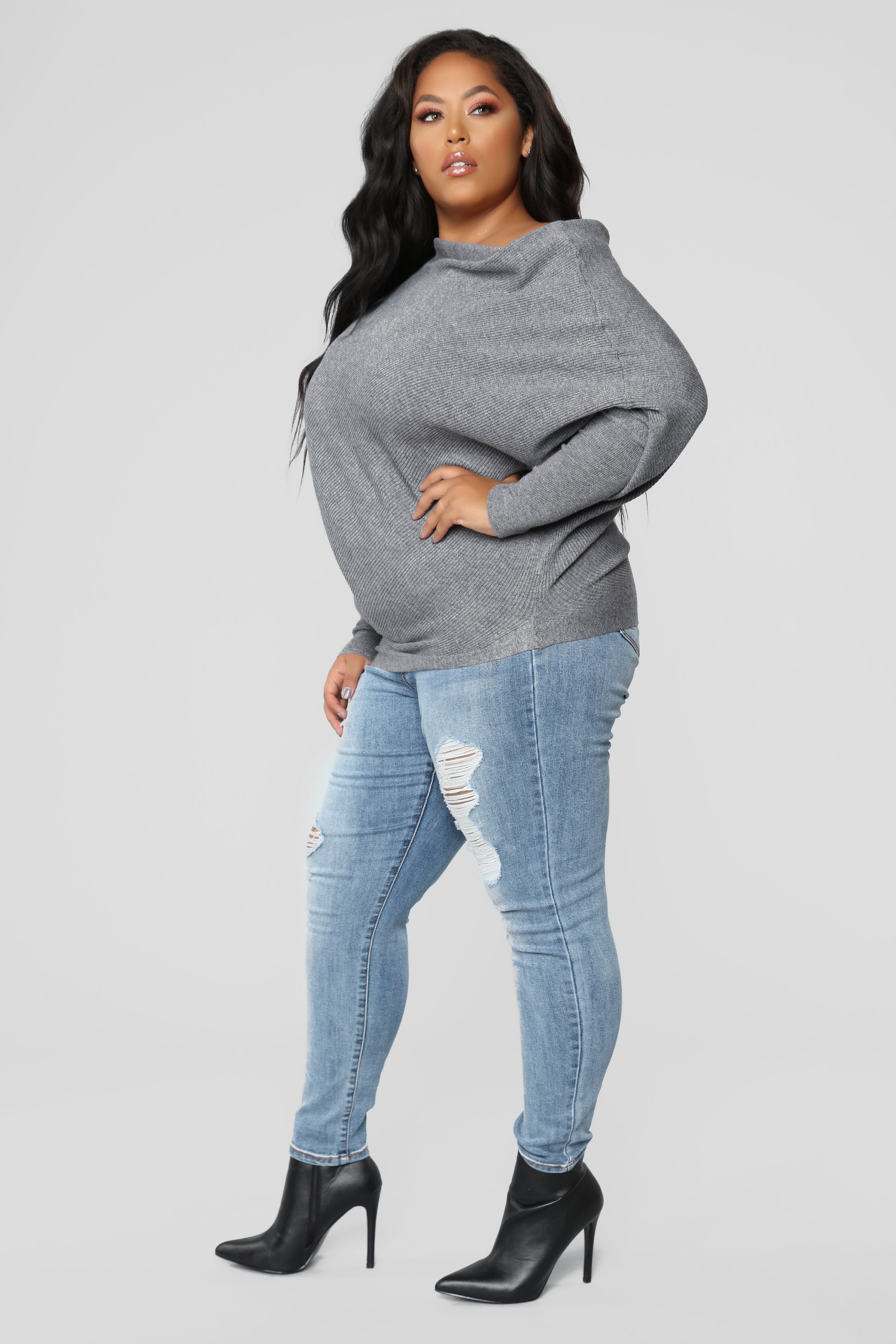 Karly Sweater - Grey - Image 10