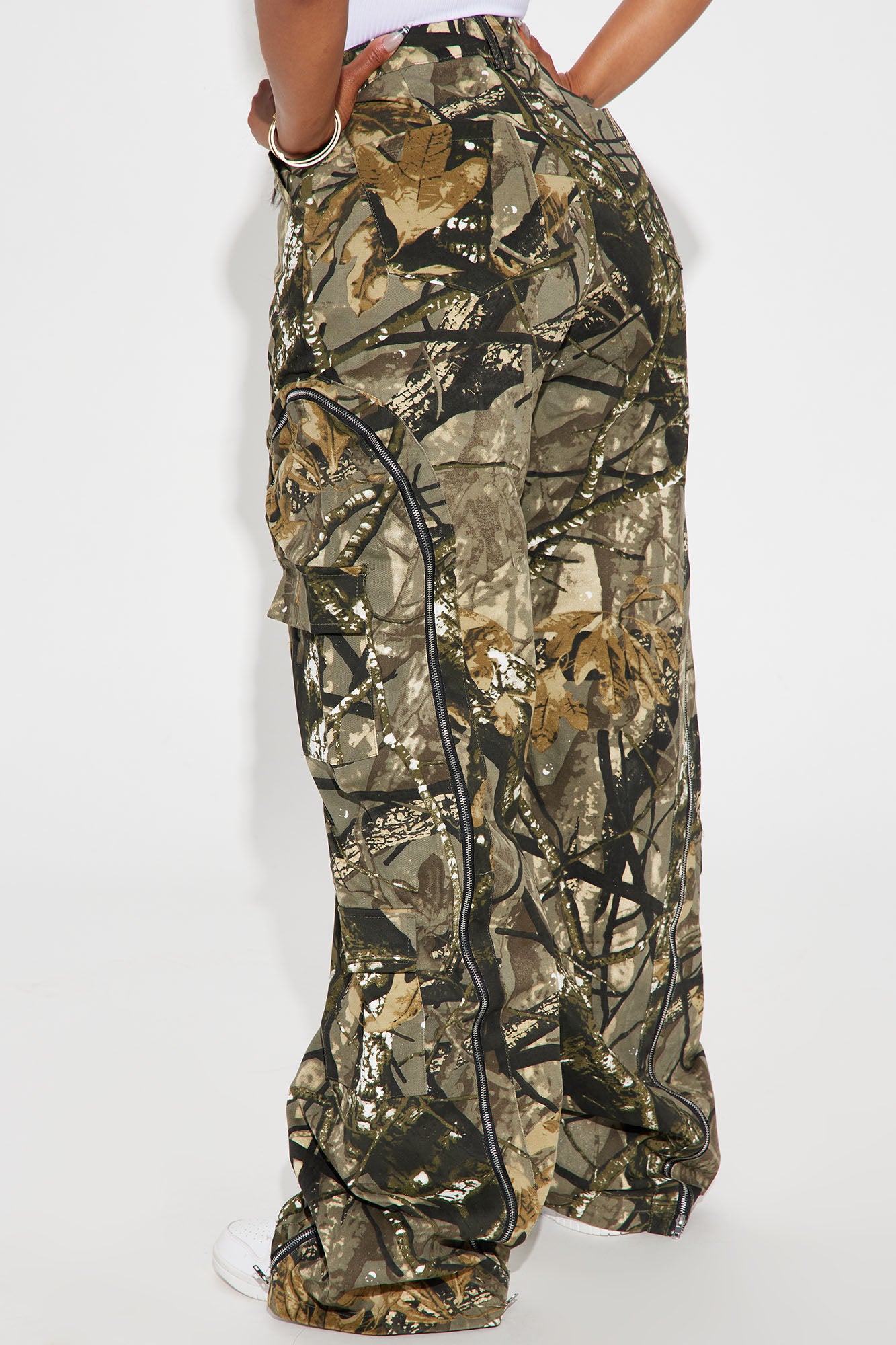 Had You Fooled Tree Camo Pant - Olive/combo - Image 3