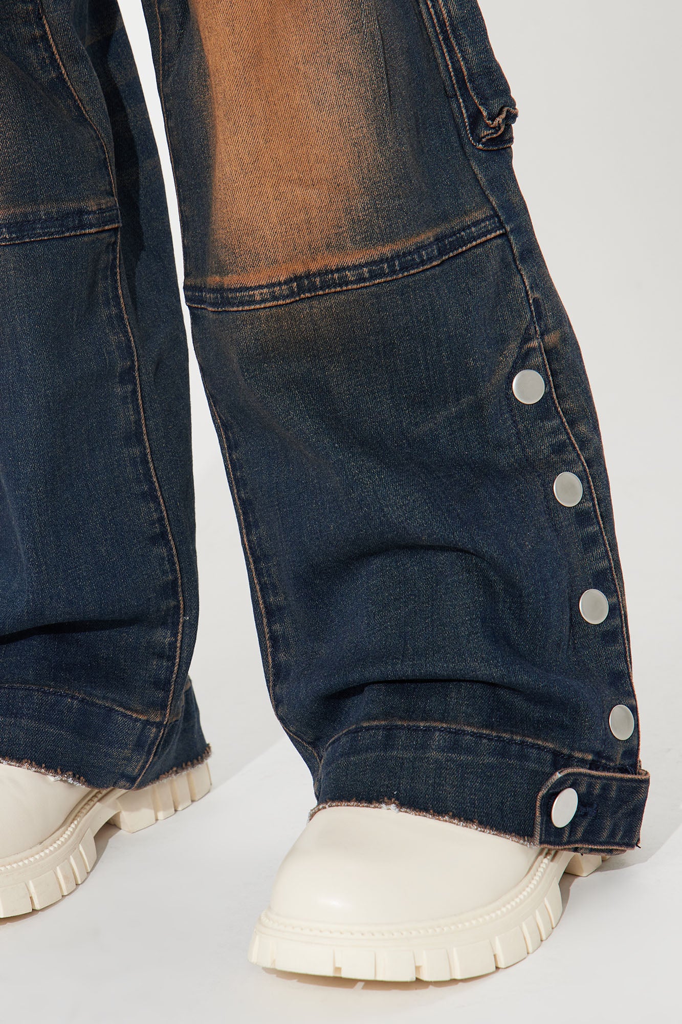Mini Can't Make You Change Denim Jeans - Dark Wash - Image 9