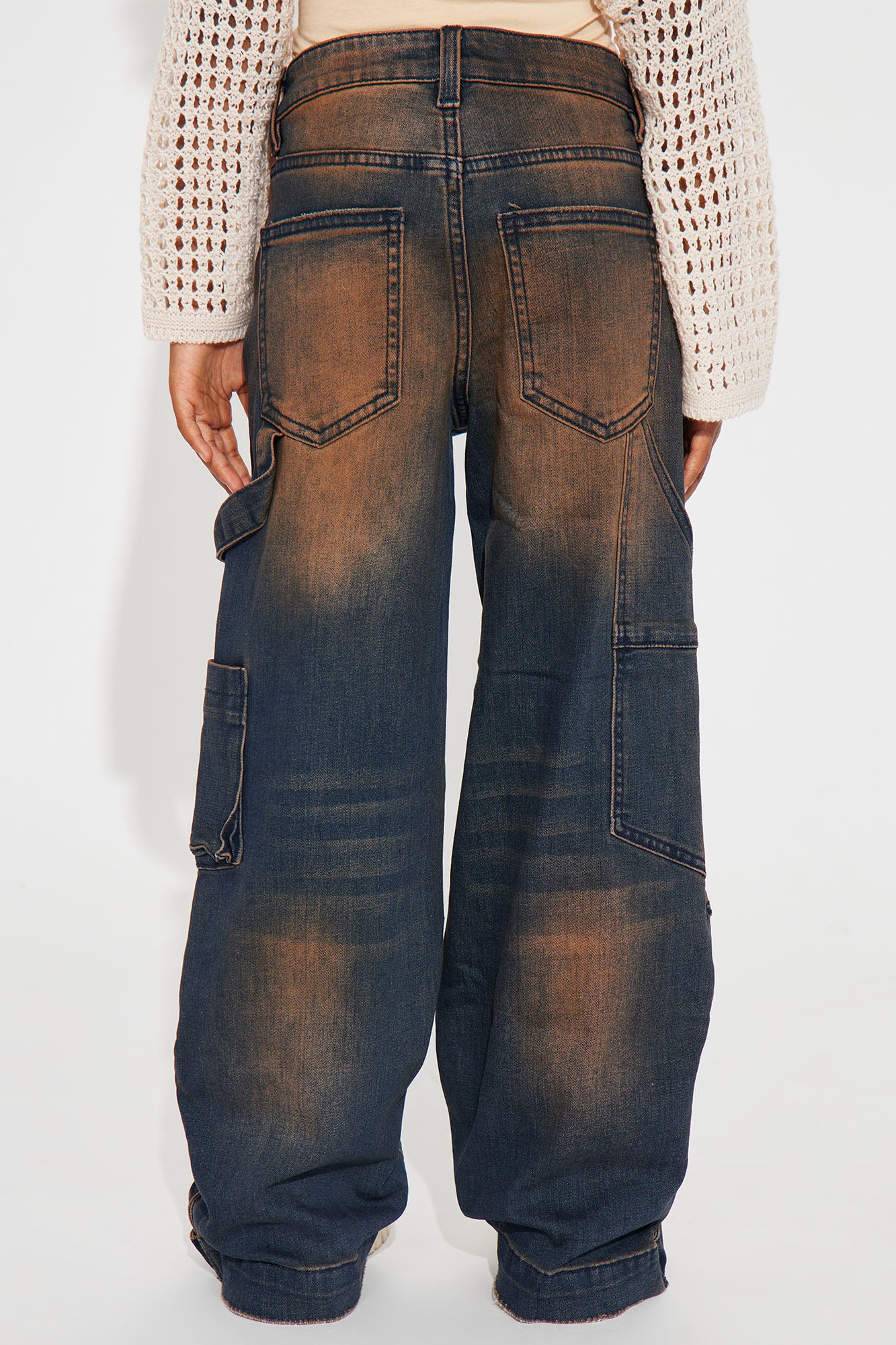 Mini Can't Make You Change Denim Jeans - Dark Wash - Image 10