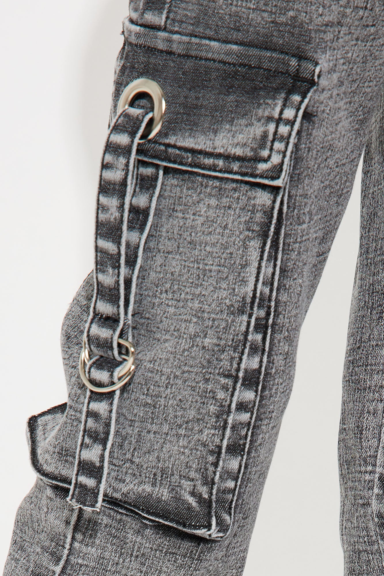 Mini Stand By Me Denim Jean & Jacket Set - Black Wash - Image 3