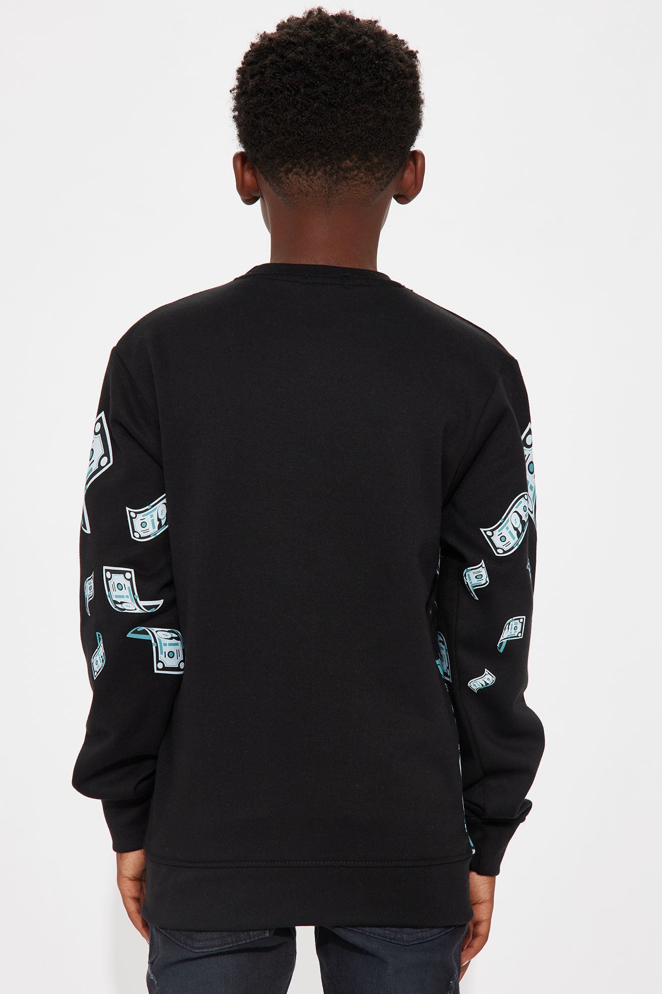 Mini Boss Teddy Moves Fleece Sweatshirt - Black - Image 4