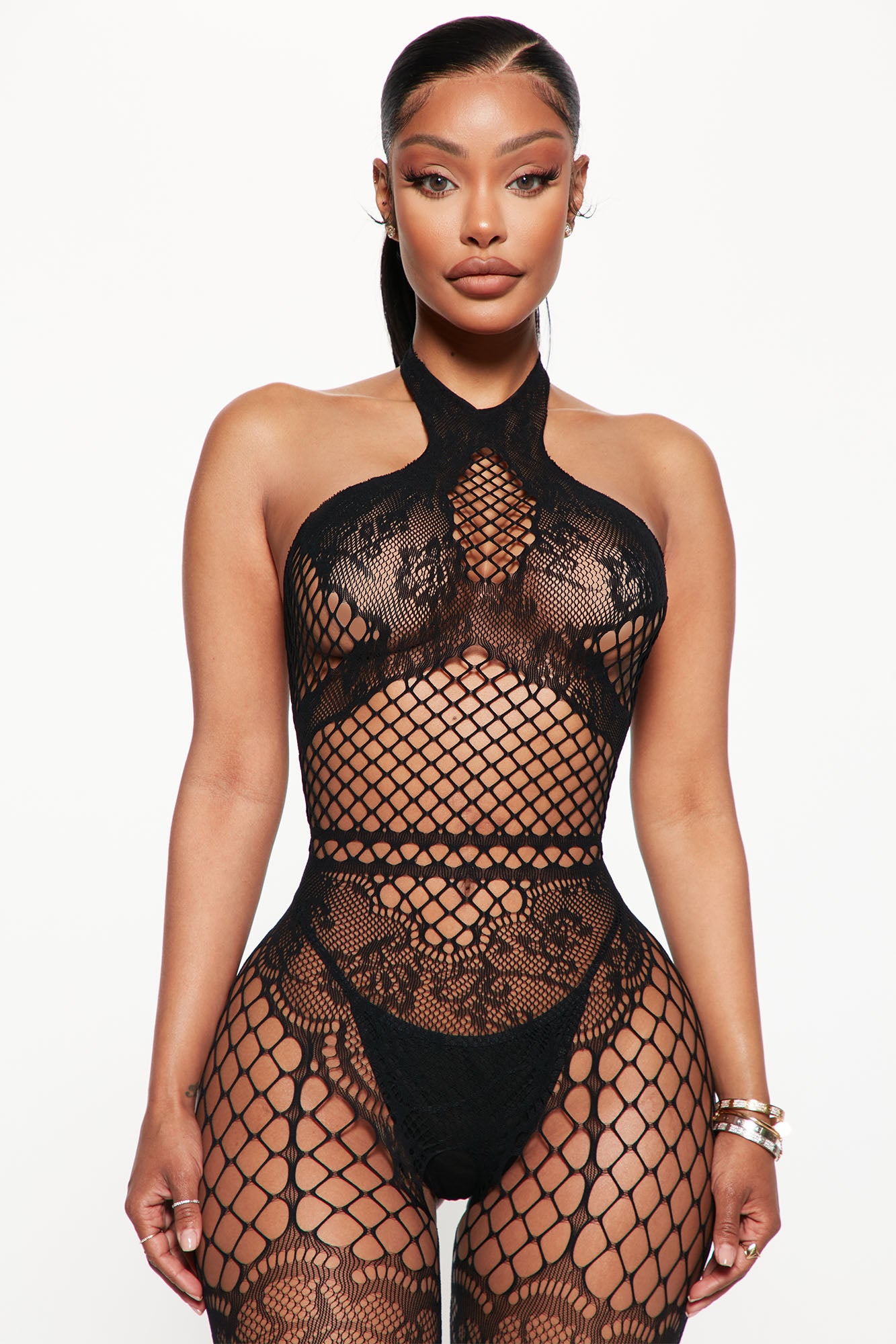 In Your Wildest Dreams Bodystocking - Black - Image 3