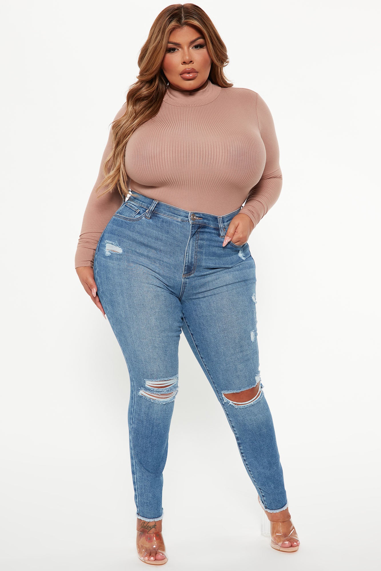Dana Bodysuit - Nude - Image 8