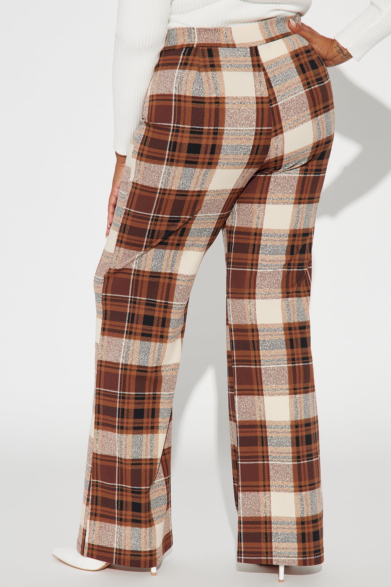 Jahia Flare Pants - Brown/combo - Image 6