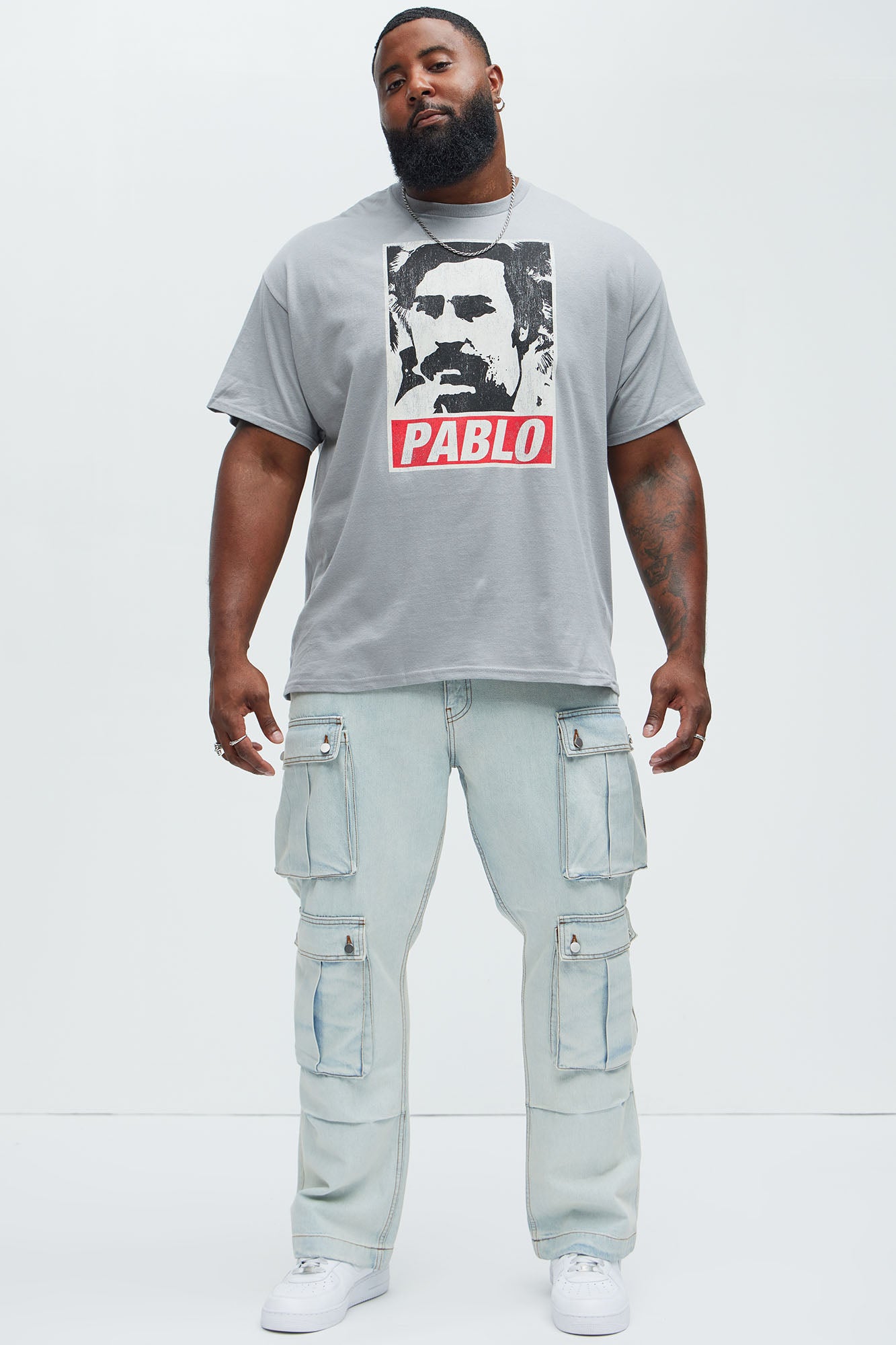 Tobias Carpenter Flare Jeans - Light Blue Wash - Image 7