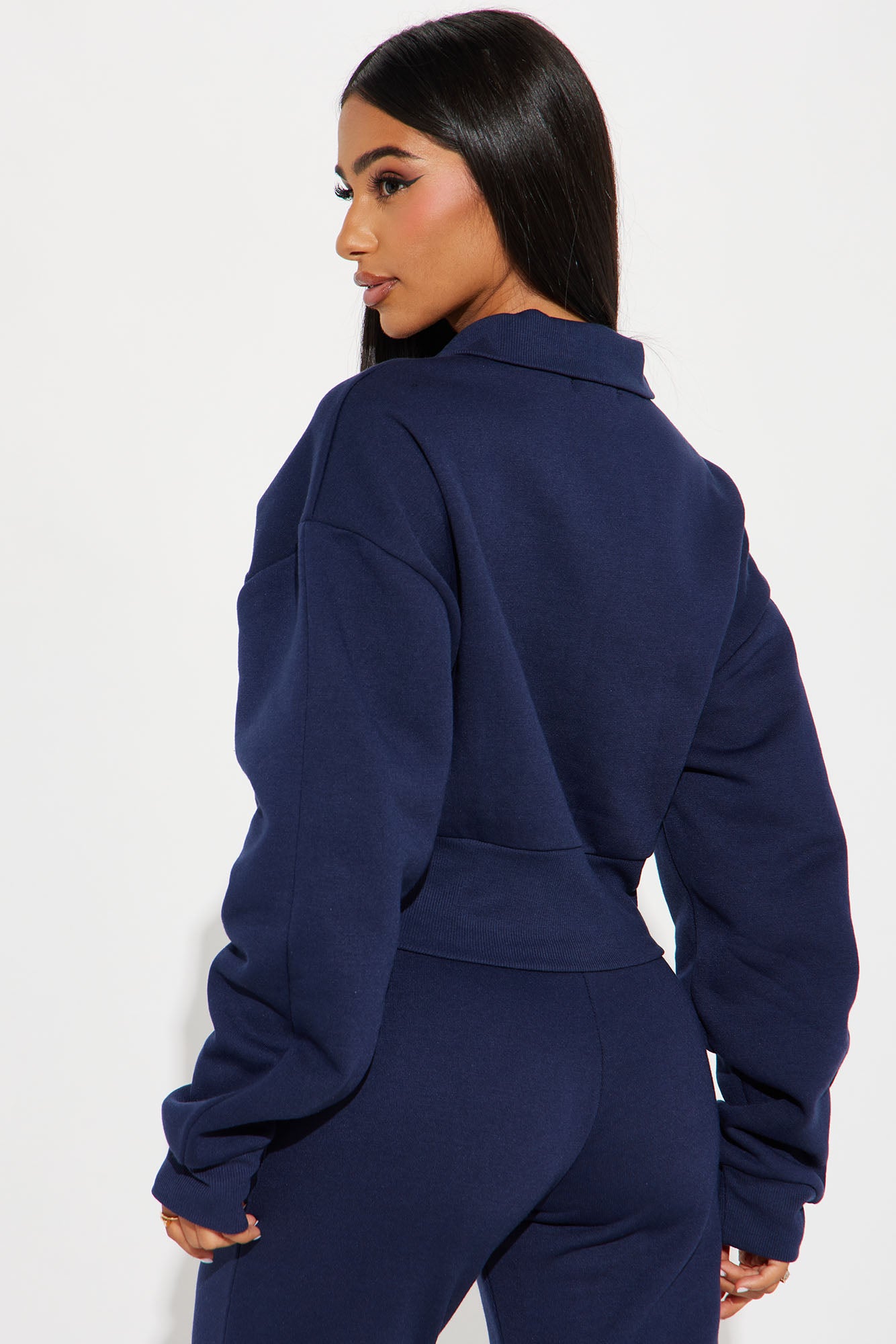 St. Tropez Polo Sweatshirt - Navy - Image 4