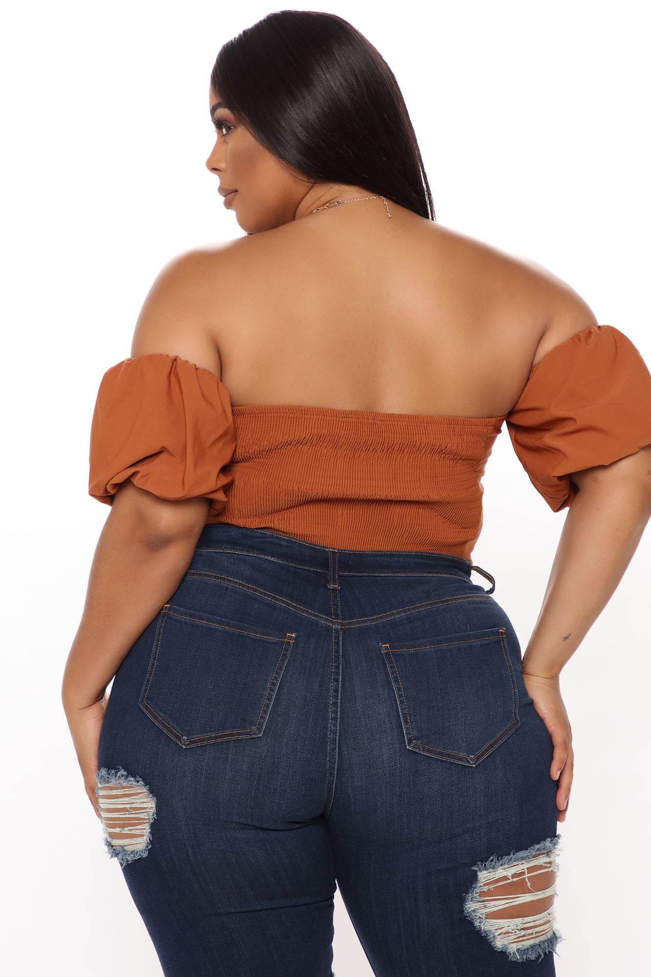 With Desire Bodysuit - Rust - Image 9