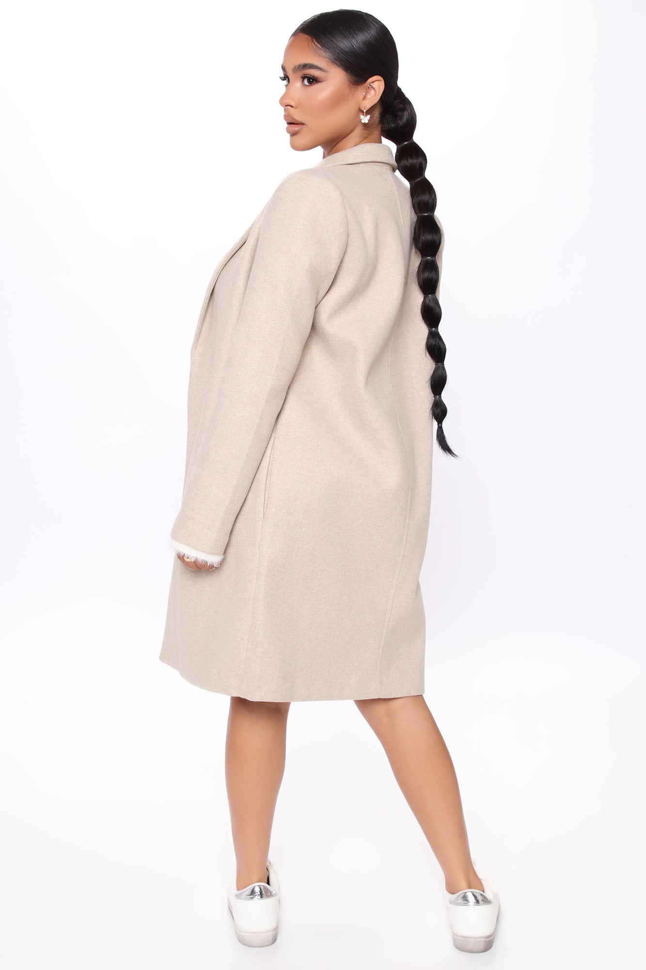 Long Nights Coat - Oatmeal - Image 5