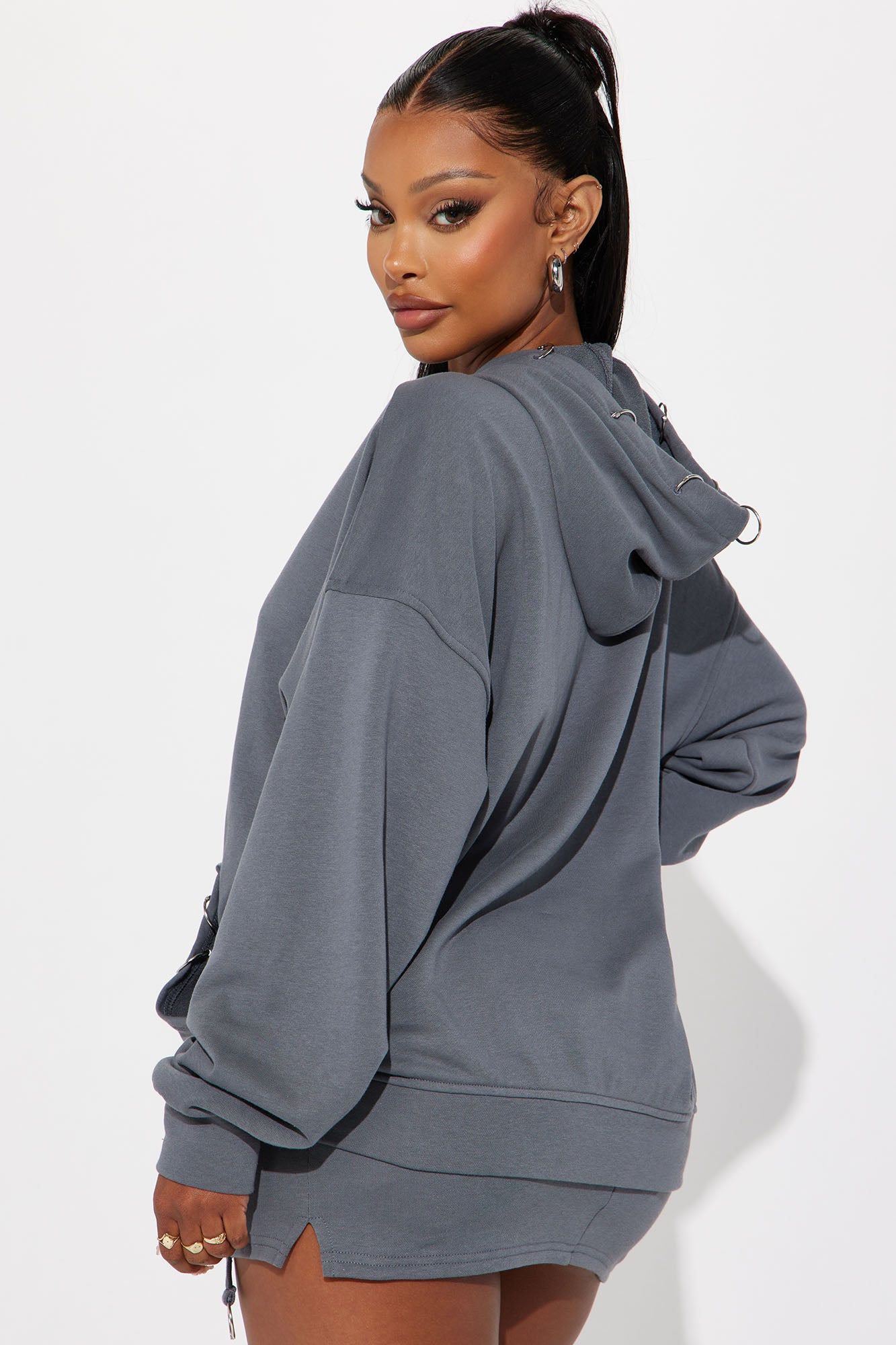 Meeks Skirt Set - Grey - Image 3