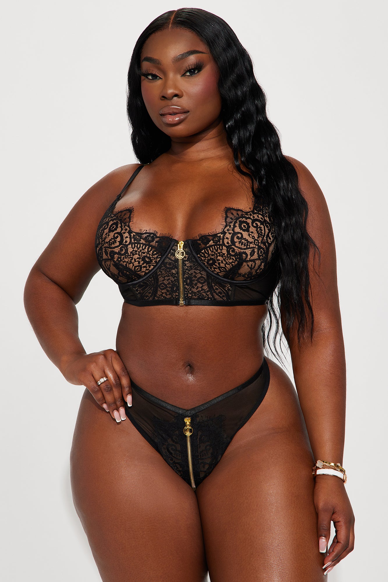 Don't Call Me Baby Lace 2 Piece Set - Black - Image 3