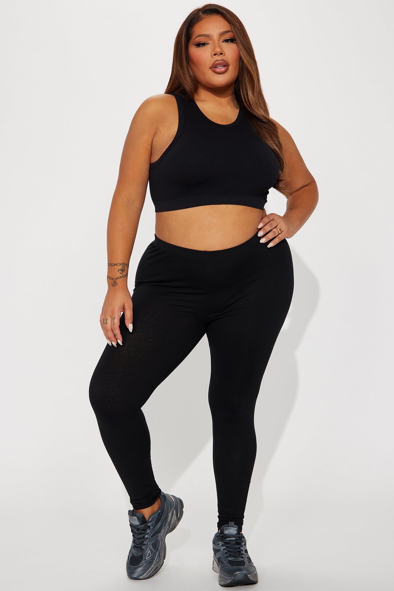 Lean On Me Leggings - Black - Image 4