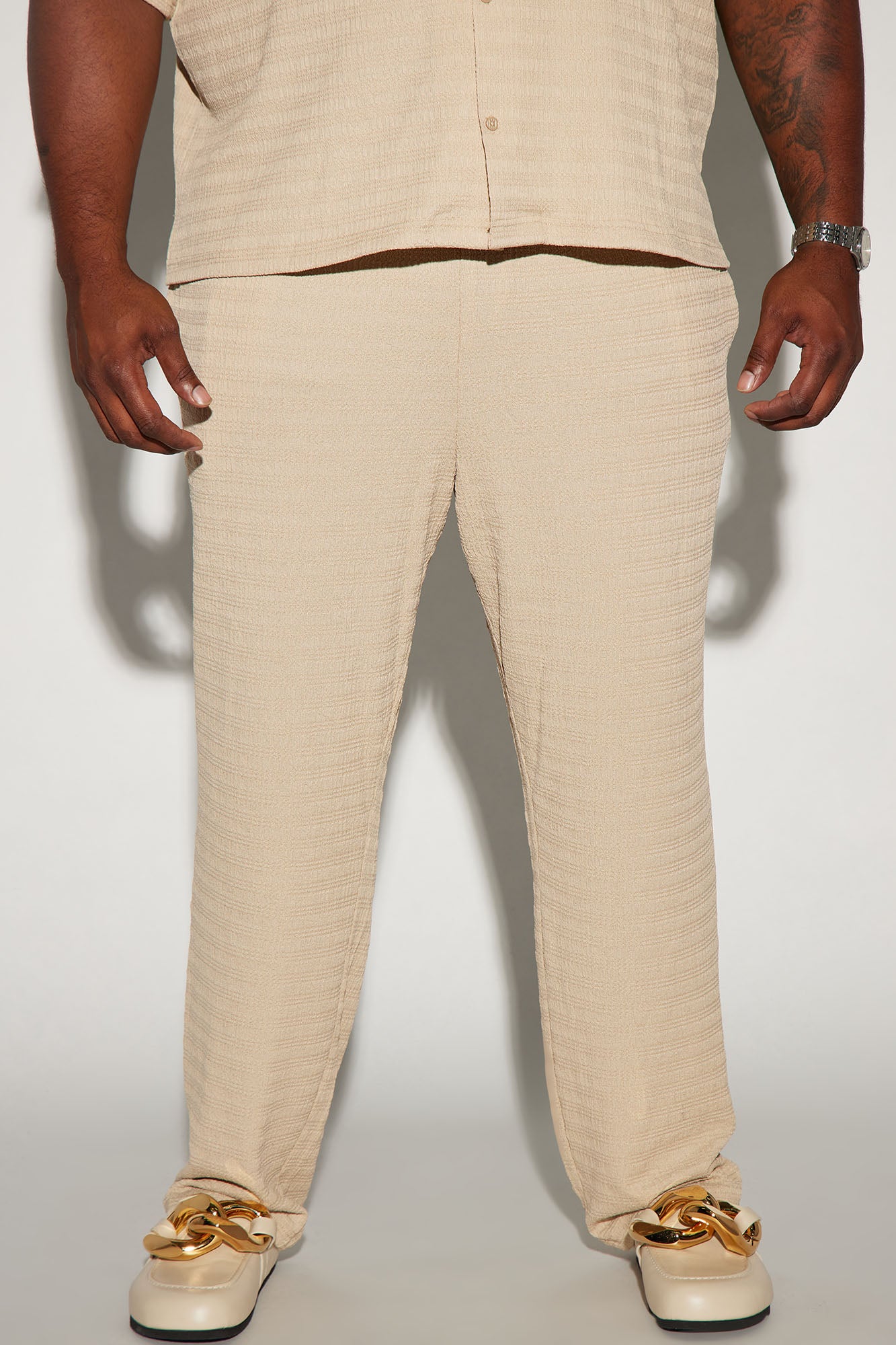 Boca Slim Pants - Tan - Image 12
