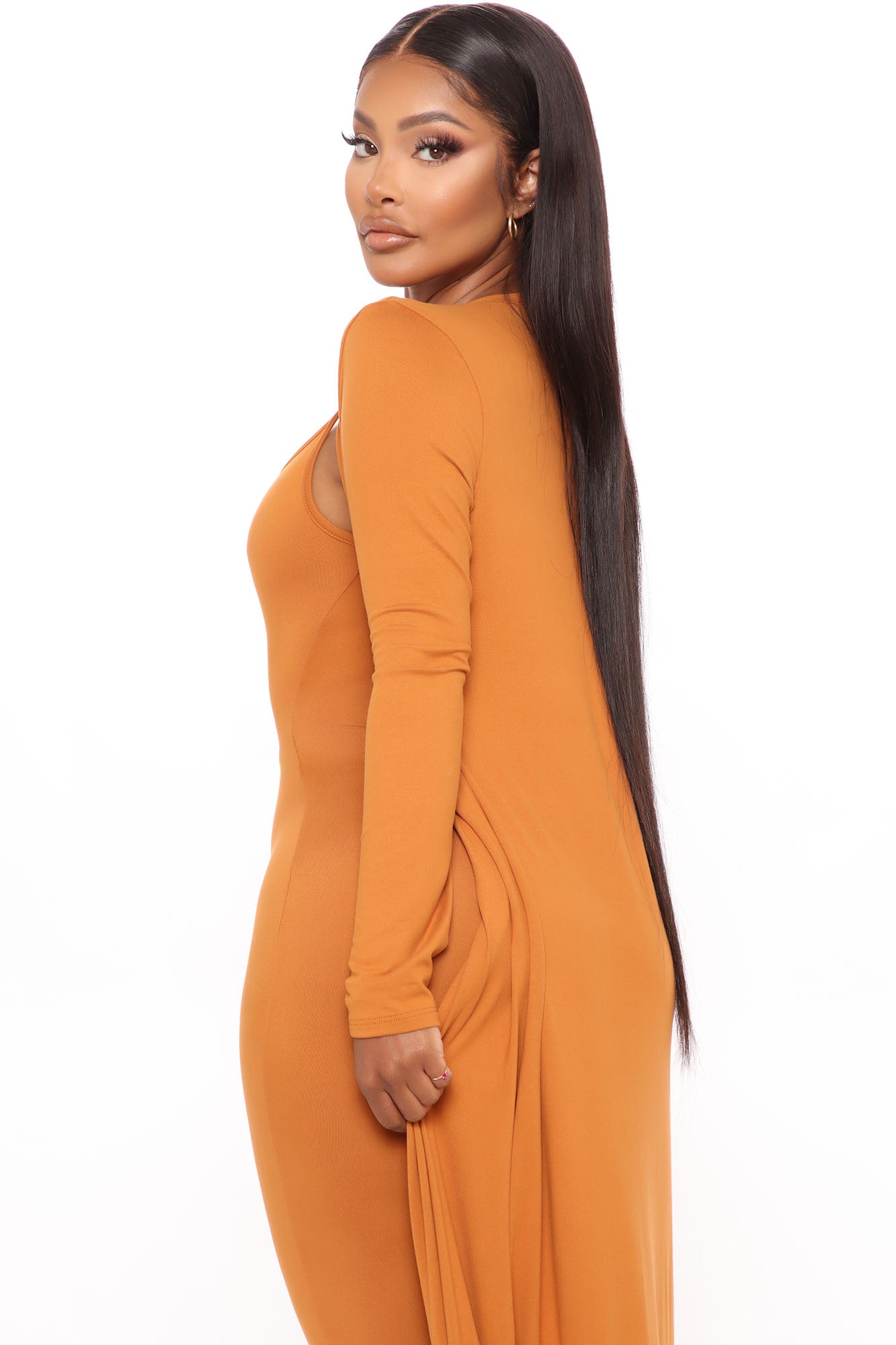 Nova Charmer Jumpsuit Set - Camel - Image 4