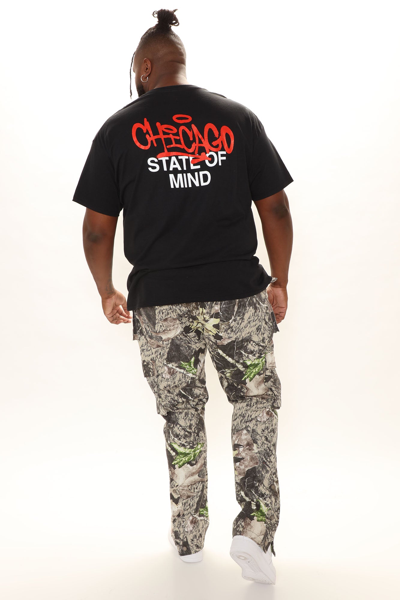 Worker Slim Cargo Pants - Green/combo - Image 12