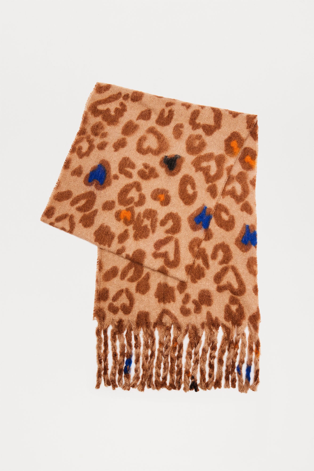 Animal Lover Scarf - Brown/combo - Image 3