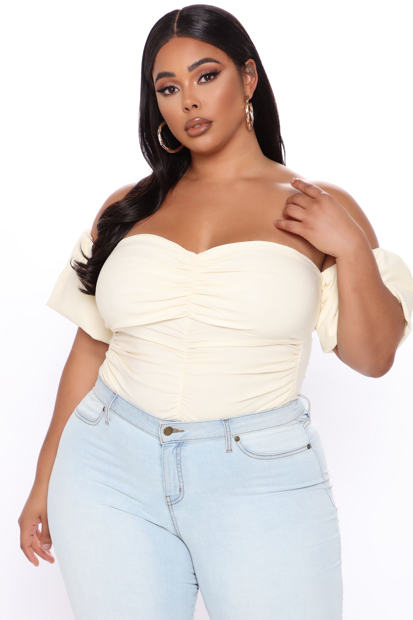 With Desire Bodysuit - Ivory - Image 7