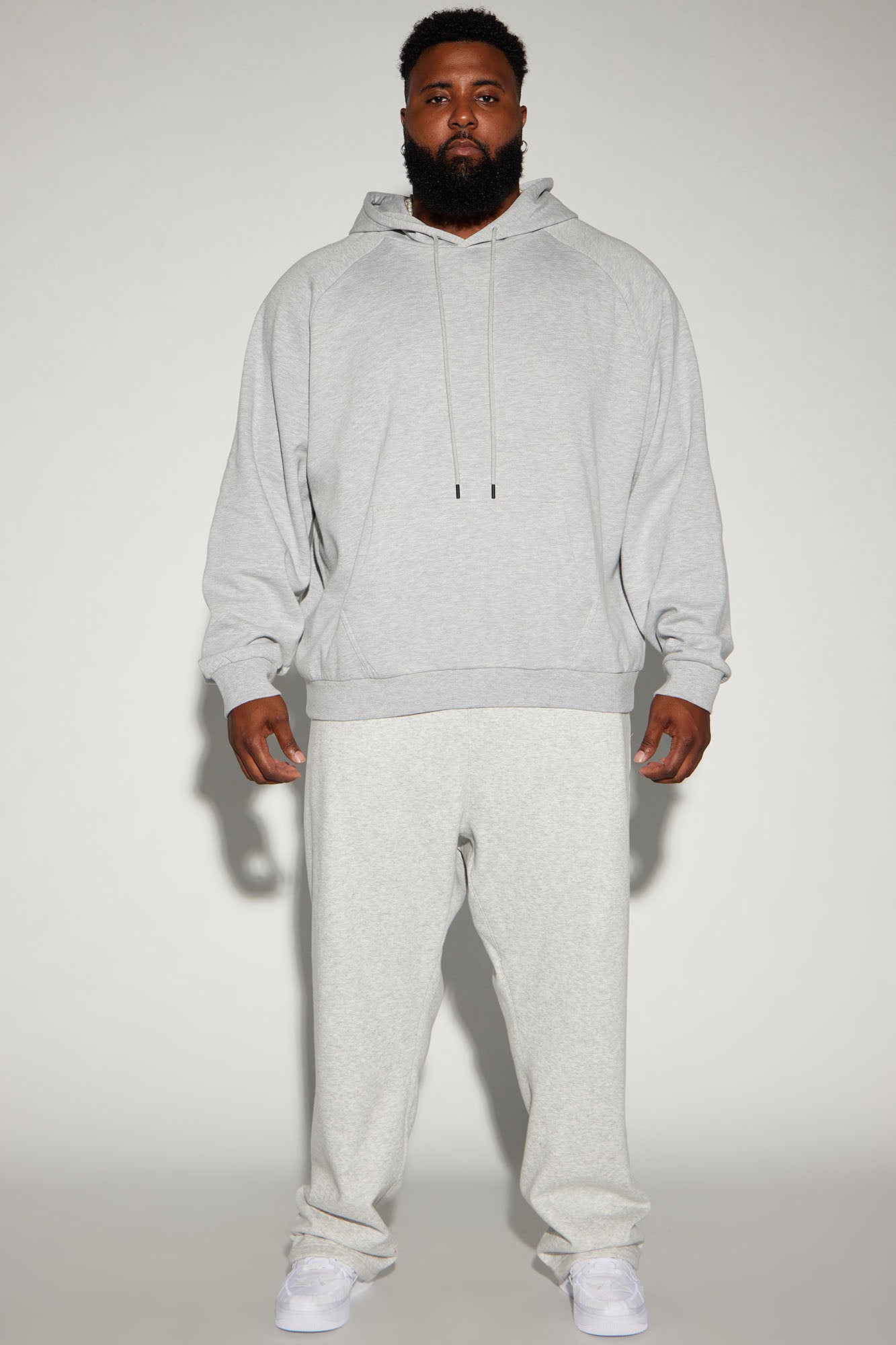 Tyson Heavyweight Straight Sweatpants - Heather Grey - Image 10