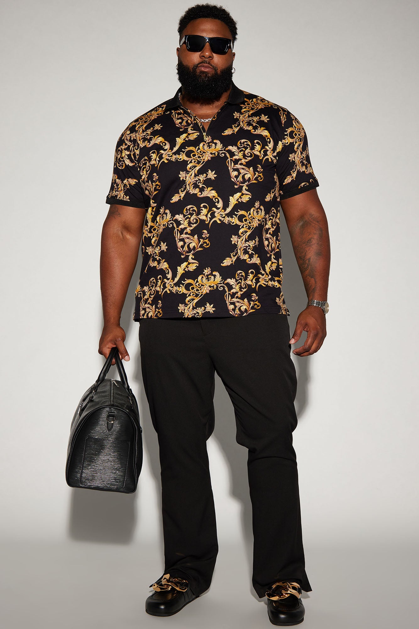 Ace Short Sleeve Polo - Black - Image 5