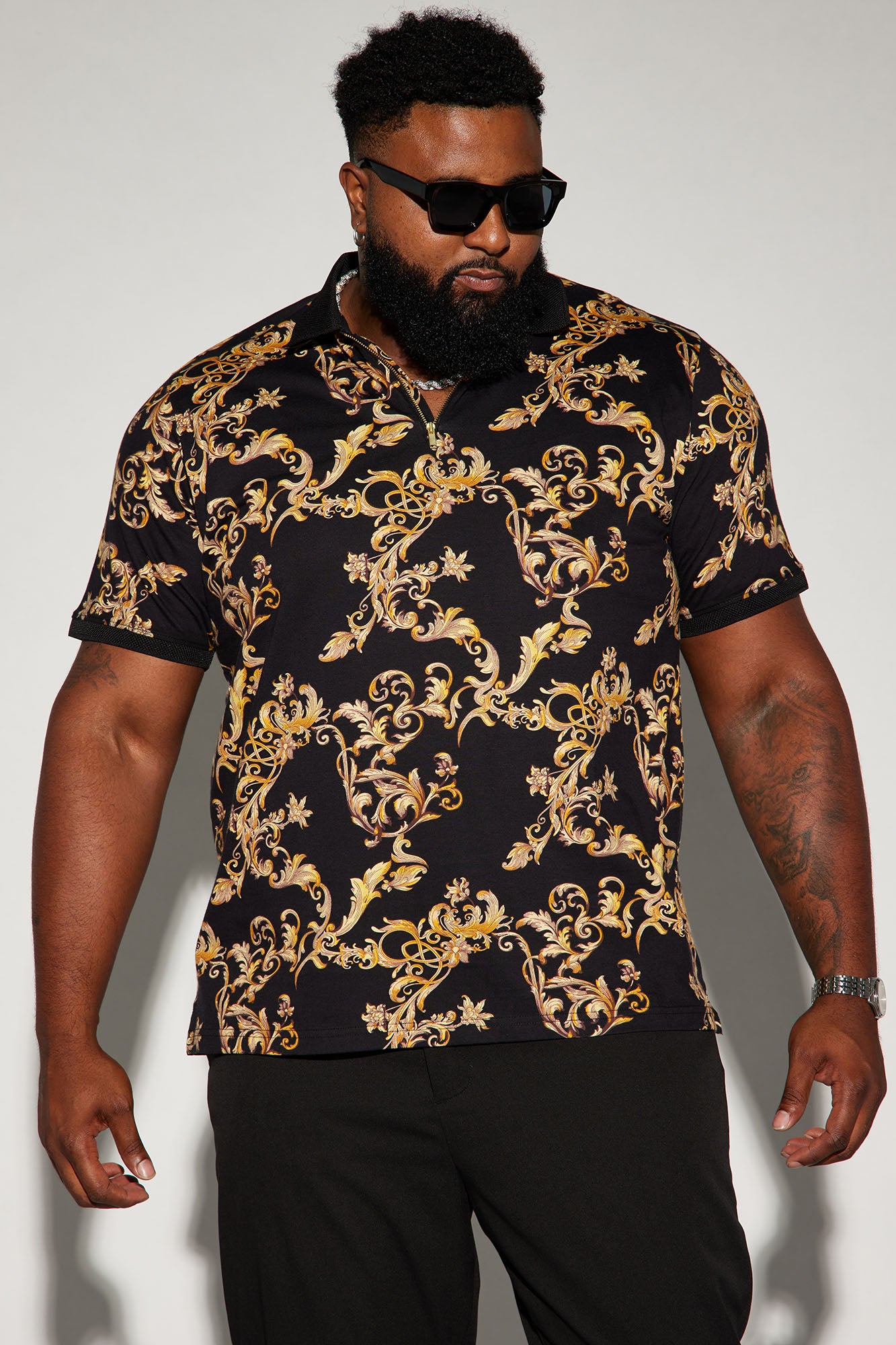 Ace Short Sleeve Polo - Black - Image 3