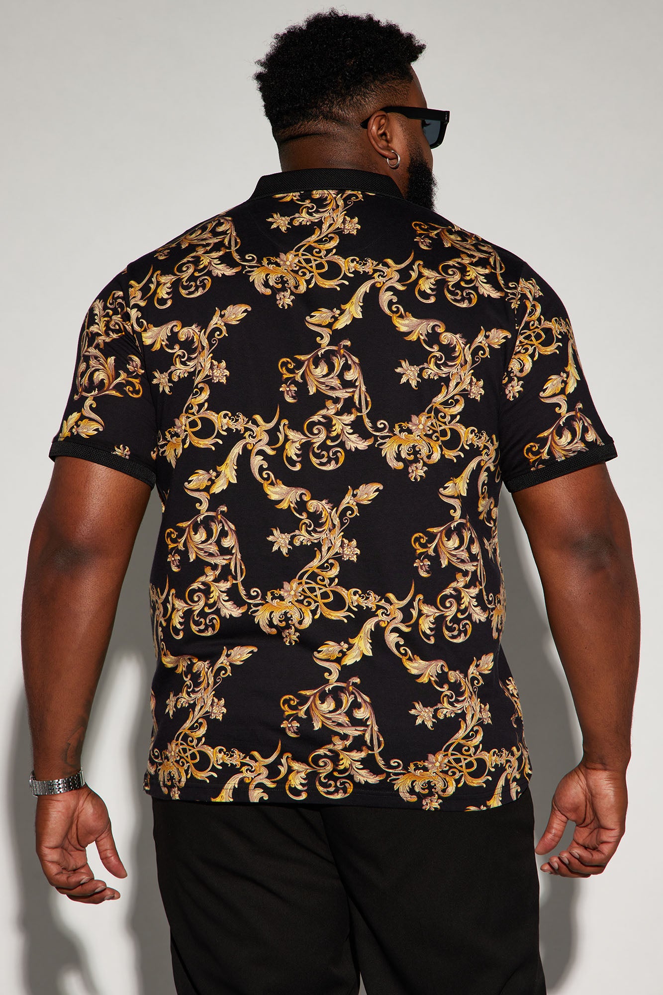 Ace Short Sleeve Polo - Black - Image 6