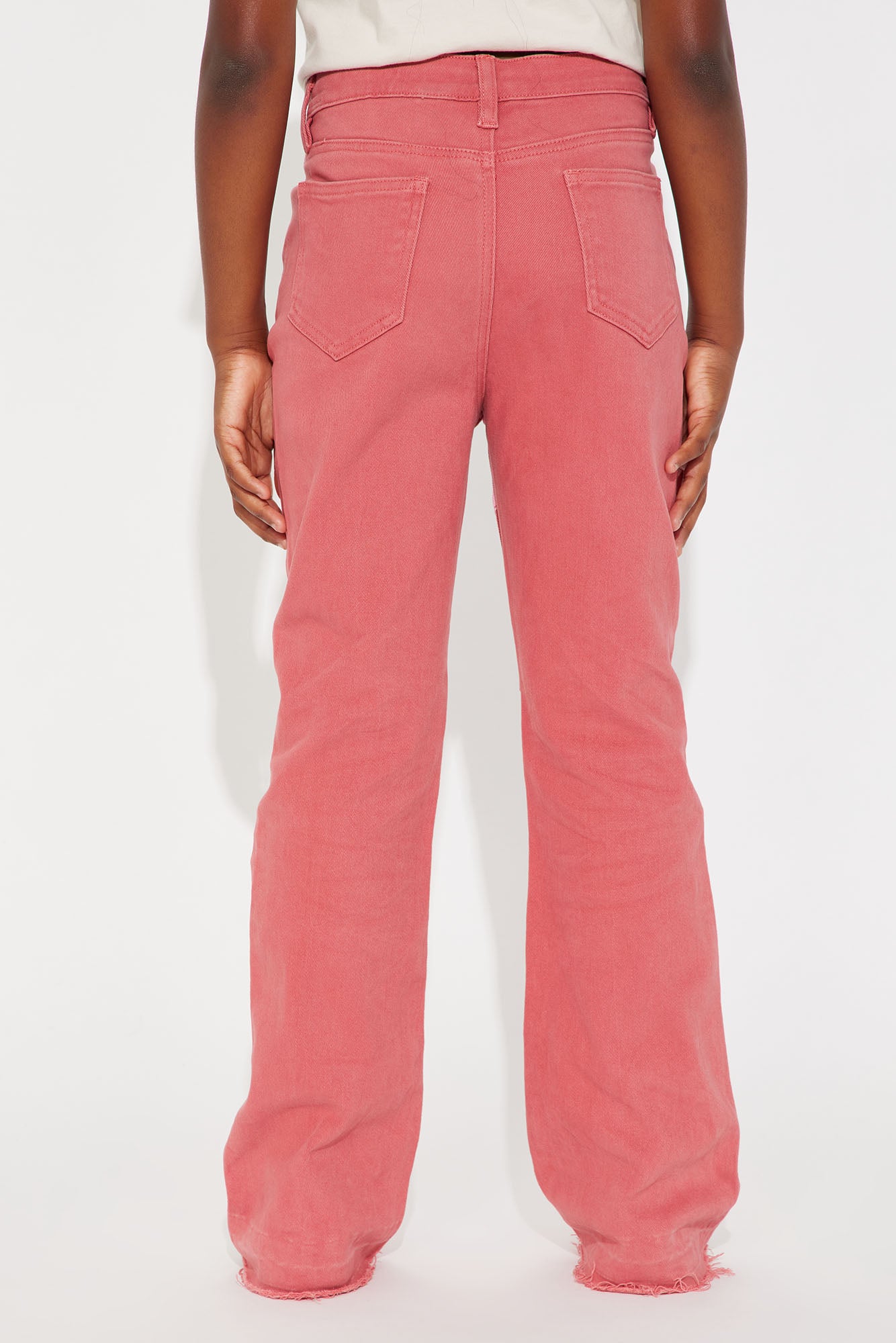 Mini Kaleidoscope Colorblock Flare Pants - Pink/combo - Image 4