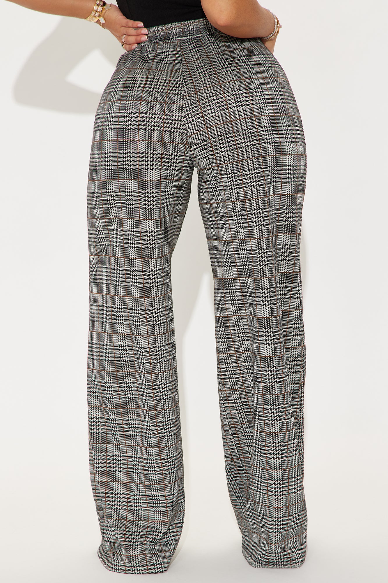 Trieste Houndstooth Trouser - Black/White - Image 3