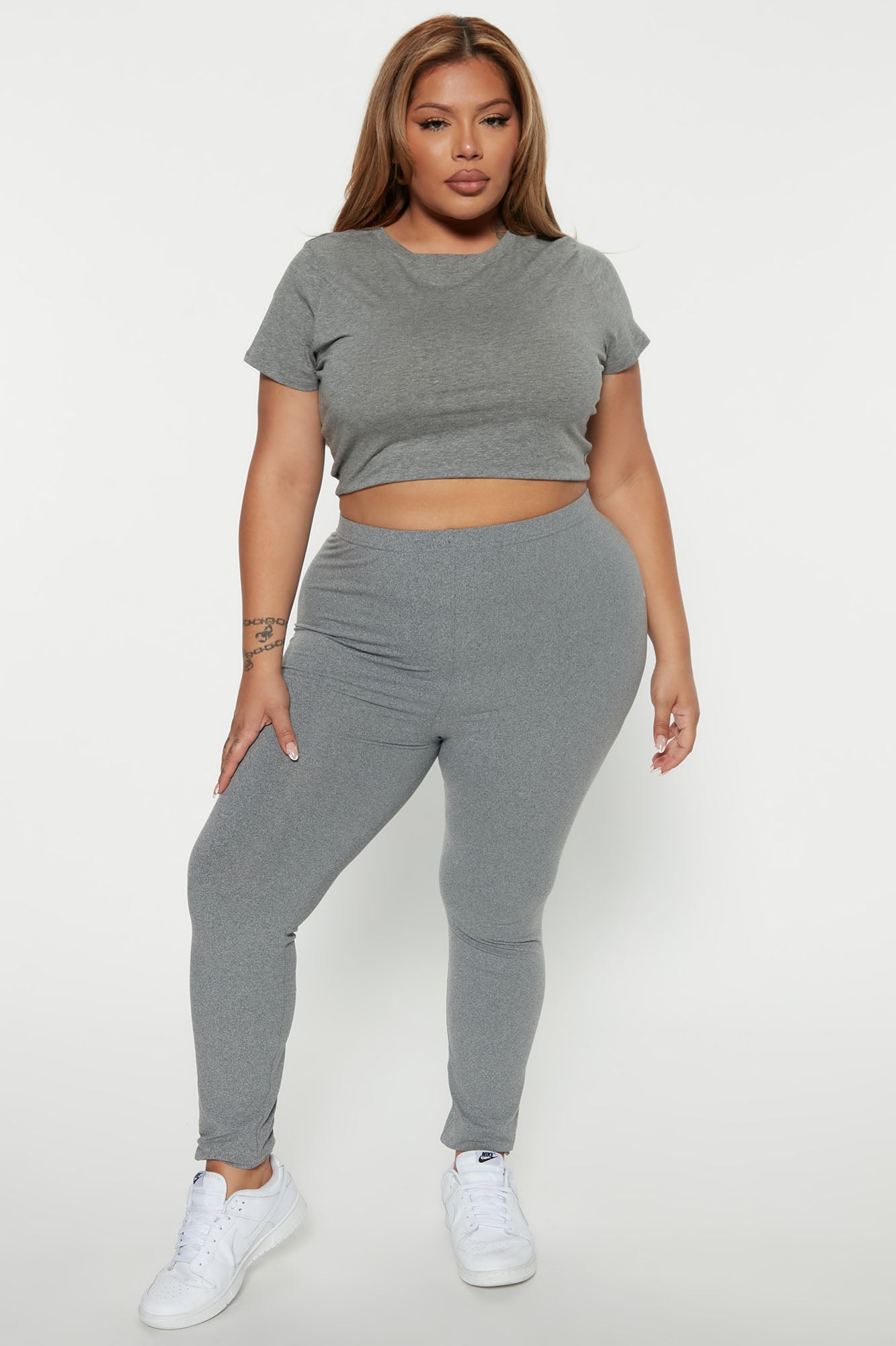 Almost Every Day Leggings - Heather Grey - Image 4