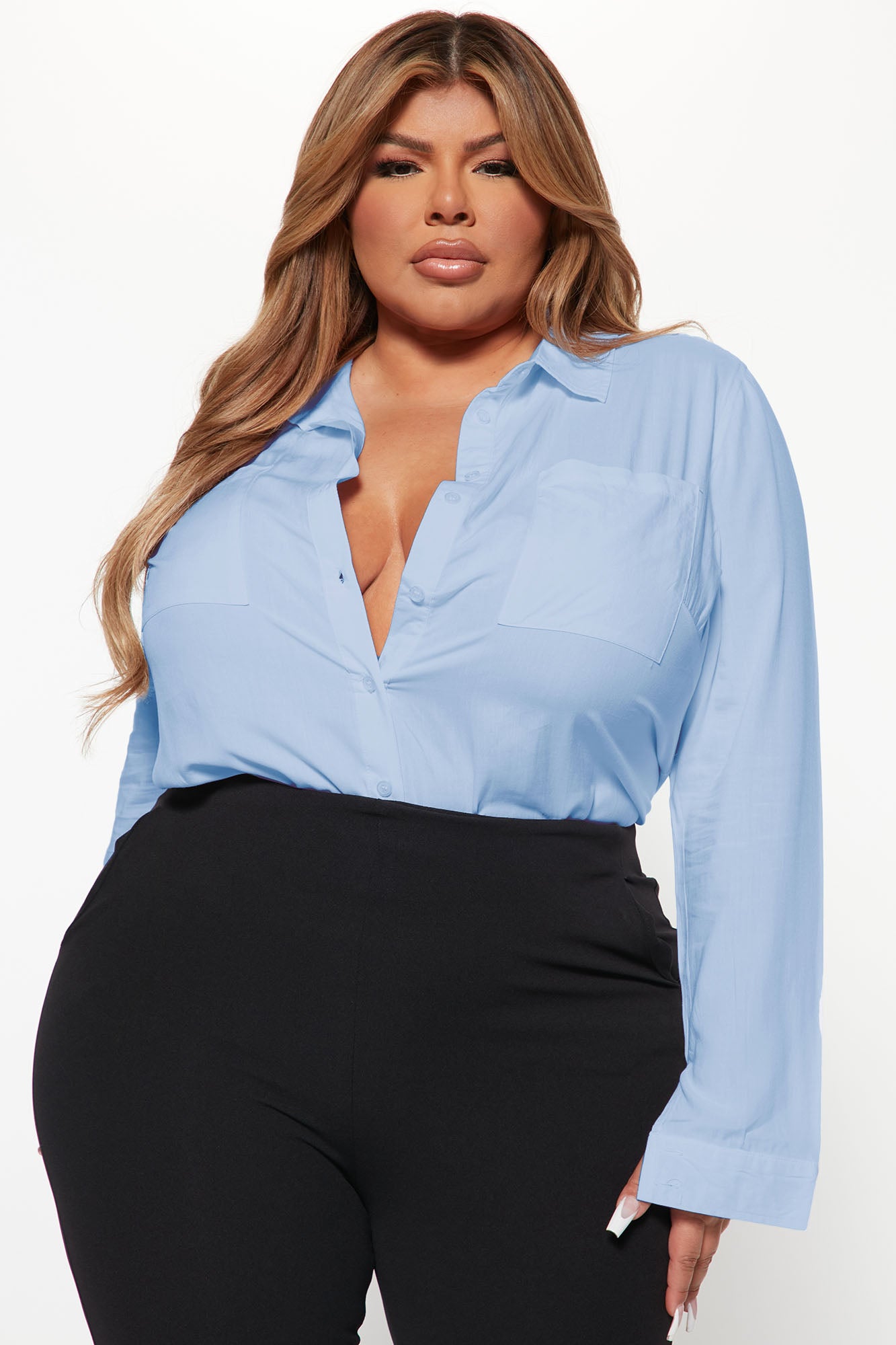 You Better Work Bodysuit - Blue - Image 7