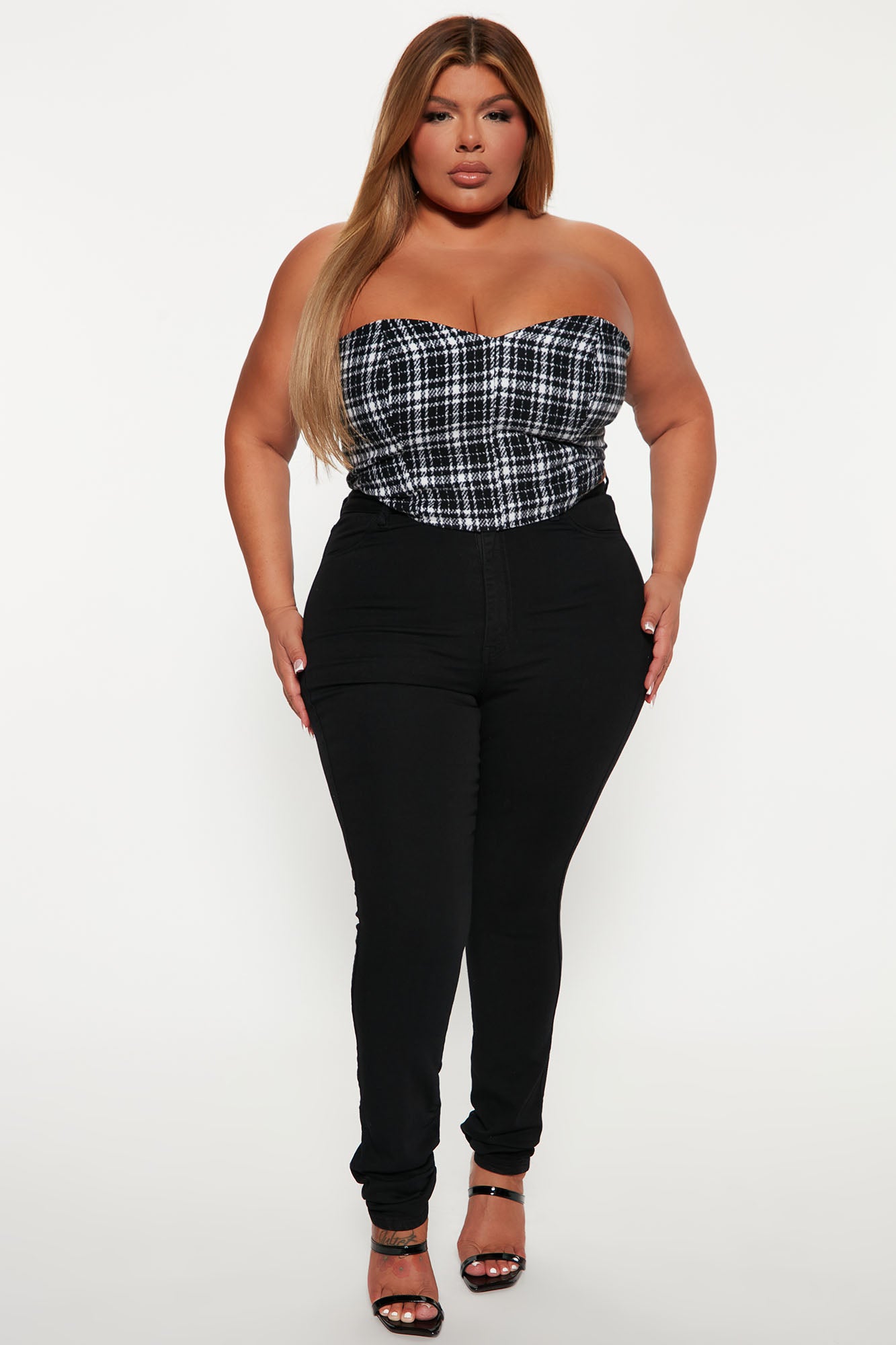 Tall Classic High Waist Skinny Jeans - Black - Image 4